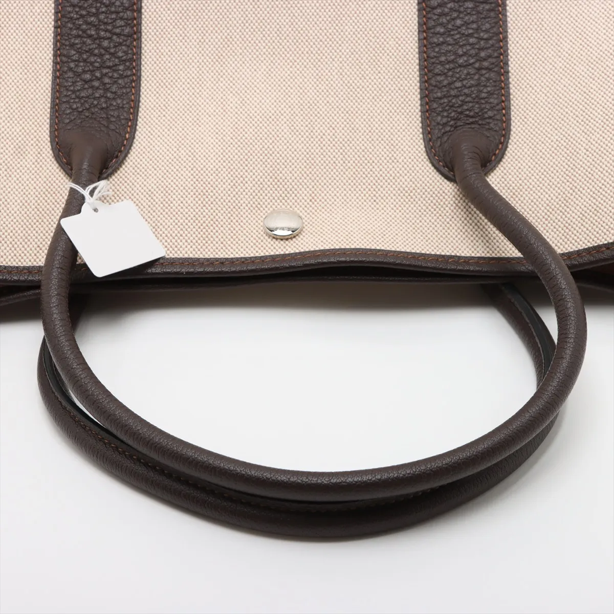 Garden Party 36 PM Toile Ash x Buffle Beige x Brown Silver hardware Q:2013 — view 5