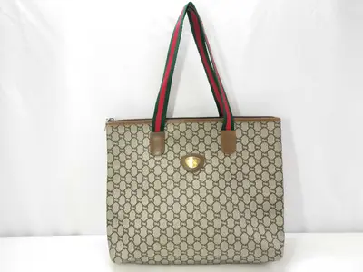 GG Plus Gucci GG Pattern Tote Bag Sherry Line Tote Bag