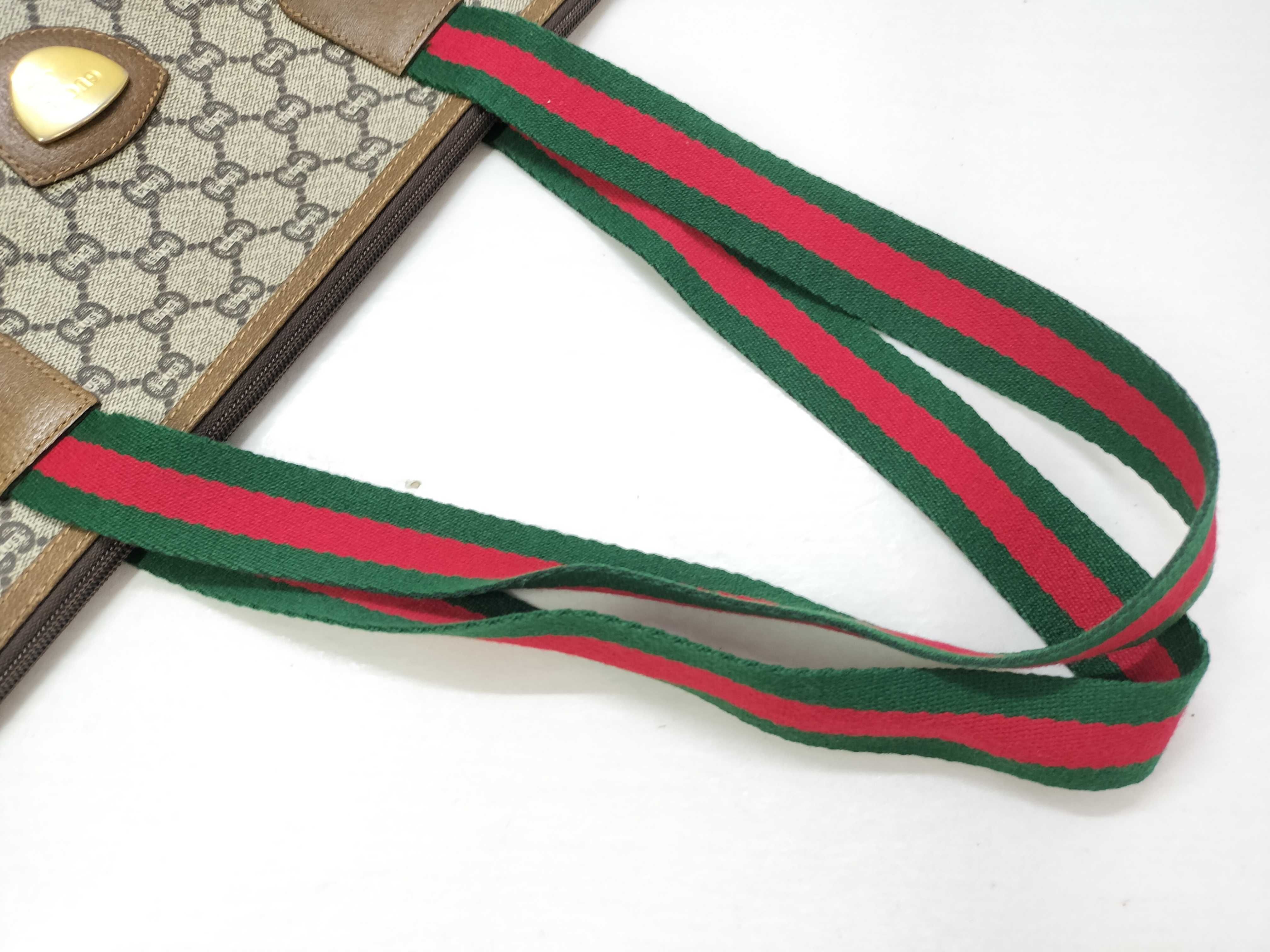 GG Plus Gucci GG Pattern Tote Bag Sherry Line Tote Bag — view 3