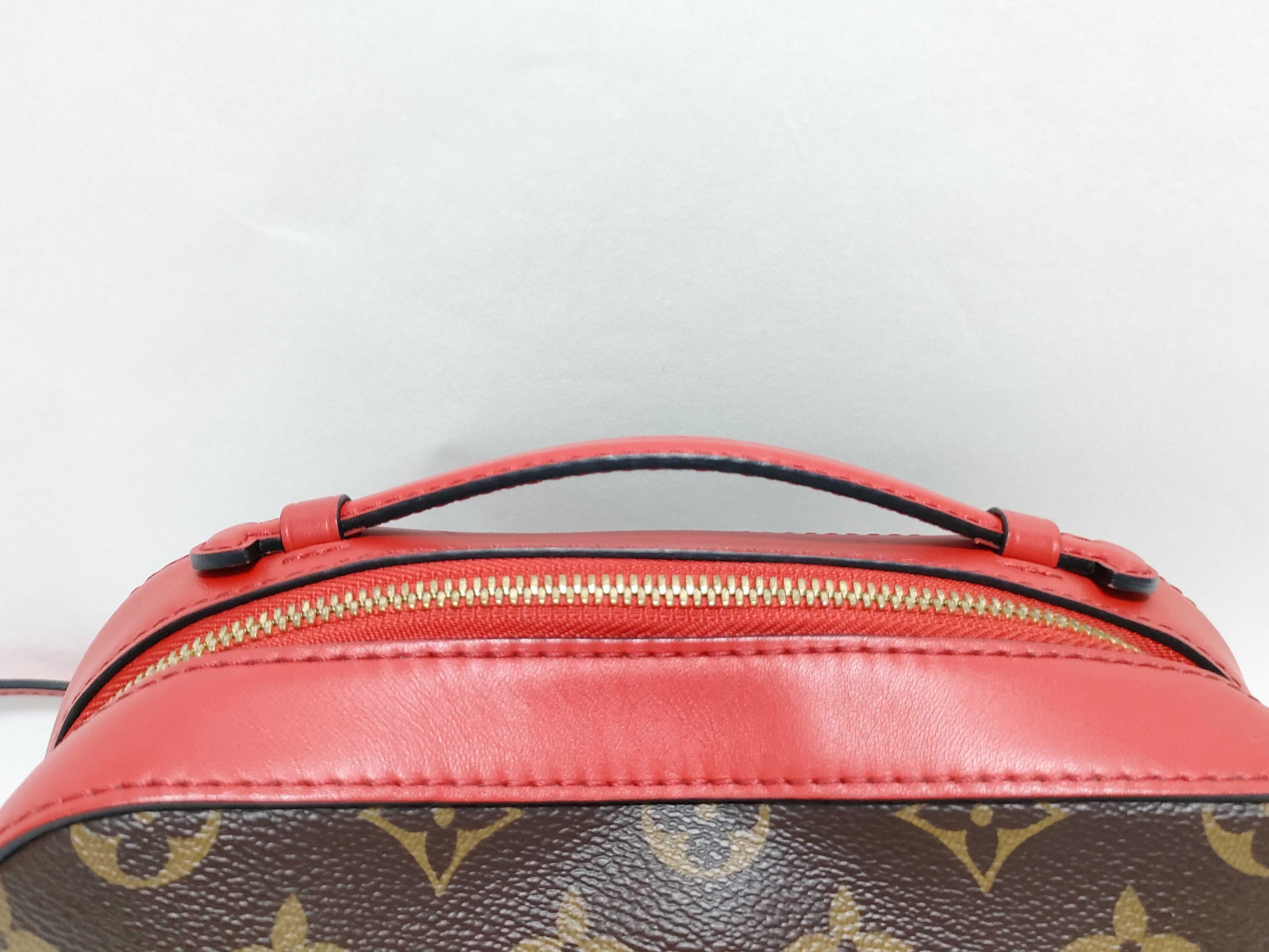 Monogram Coquelicot Red Monogram Saint-Onge Shoulder Bag — view 3