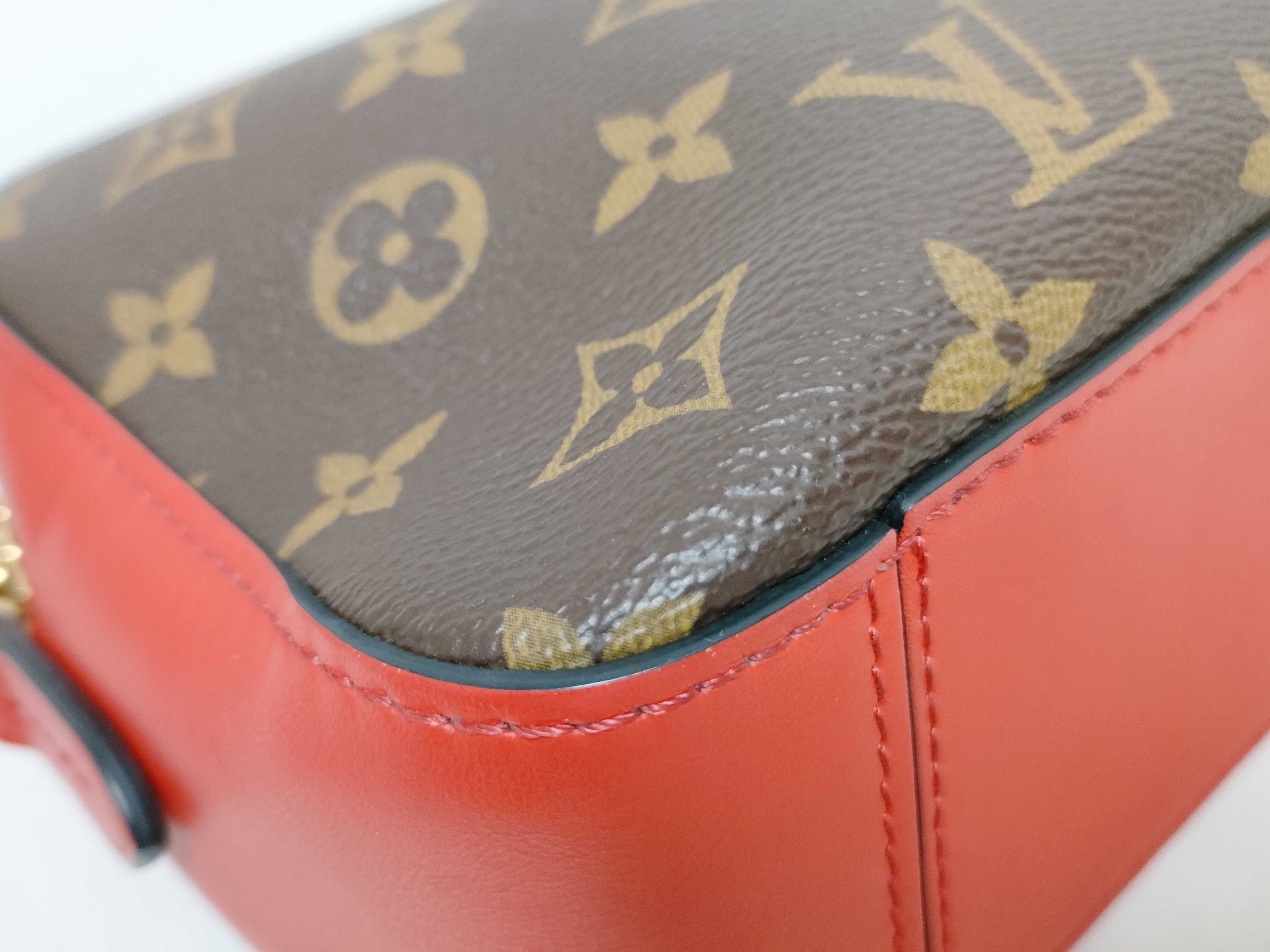 Monogram Coquelicot Red Monogram Saint-Onge Shoulder Bag — view 8