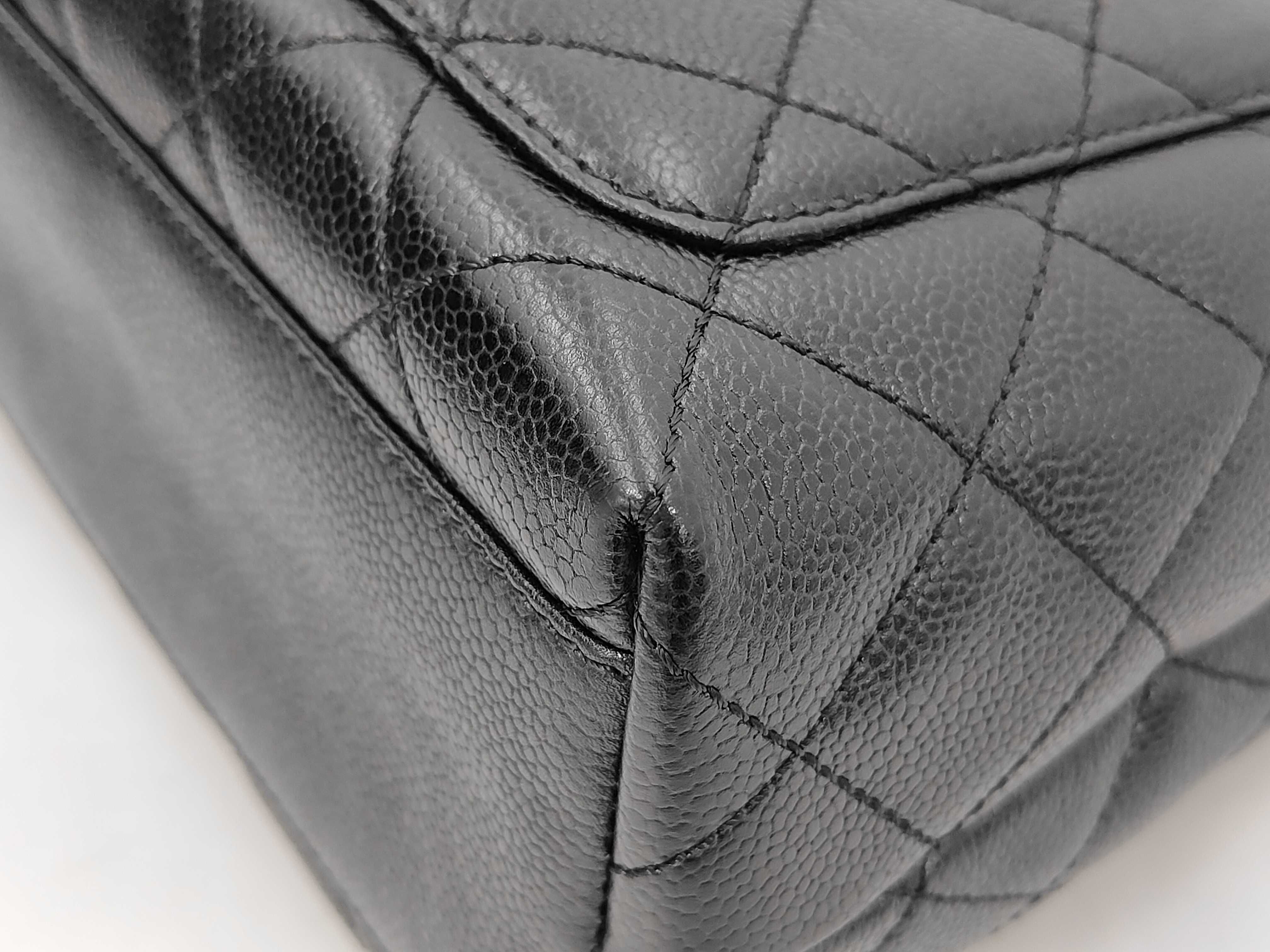 Caviar Skin Coco Handle Handbag (with warranty) — view 3