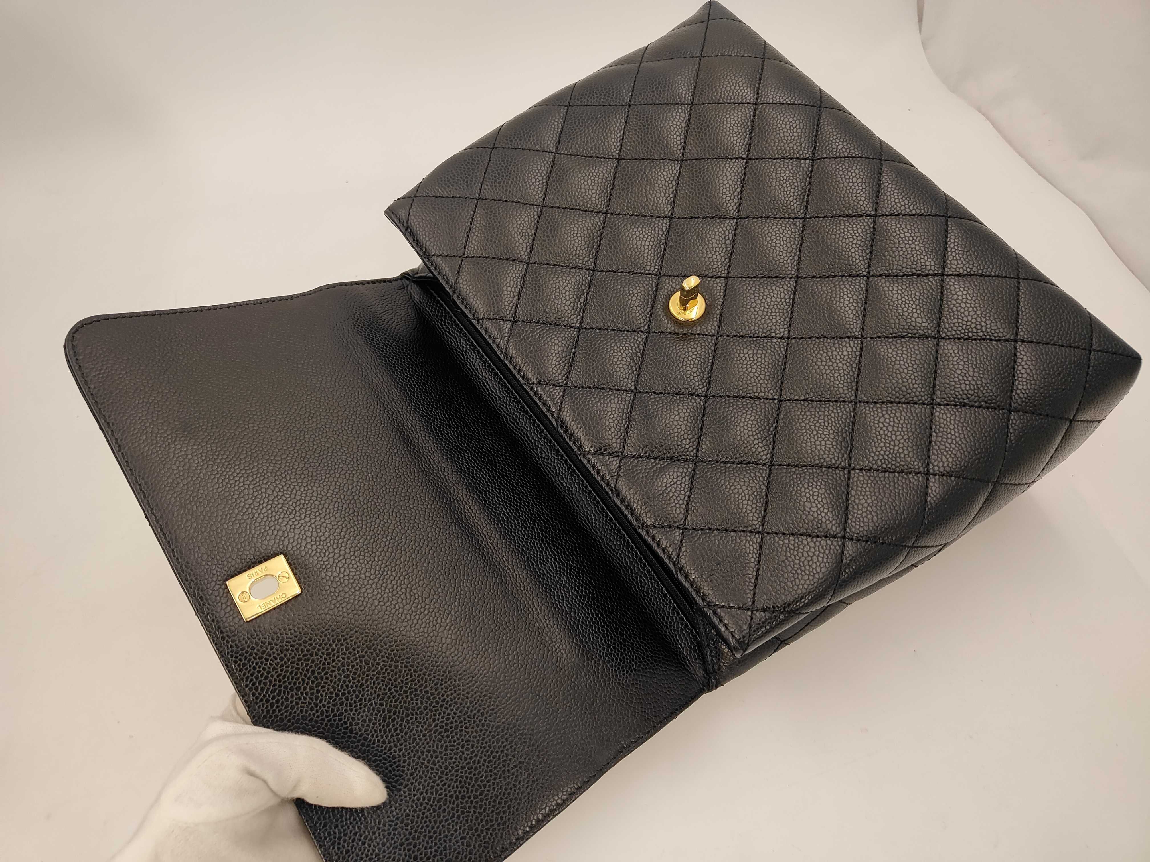 Caviar Skin Coco Handle Handbag (with warranty) — view 8