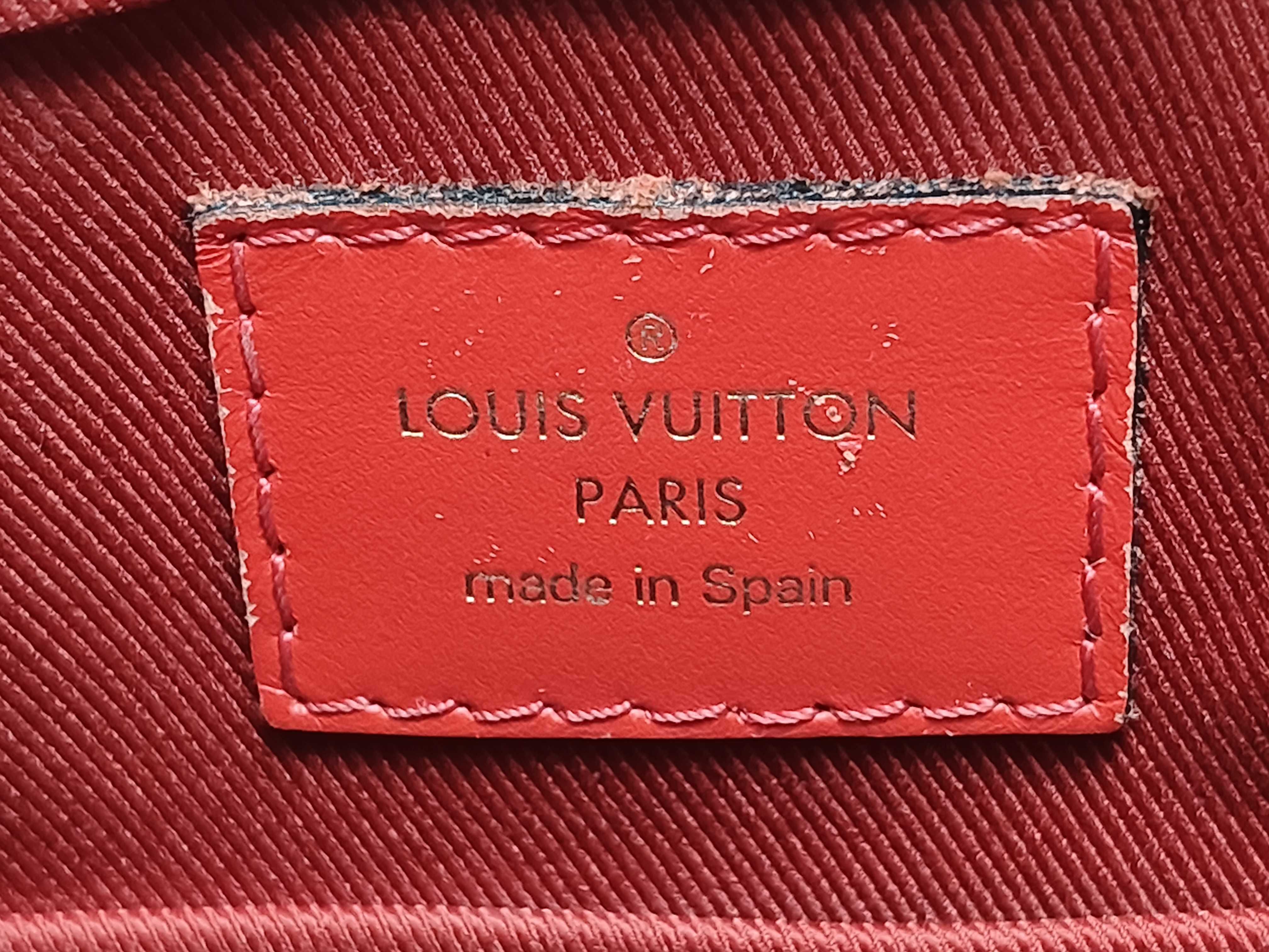 Monogram Saint-Onge M43556 CA3178 Brown x Red Shoulder Bag — view 12