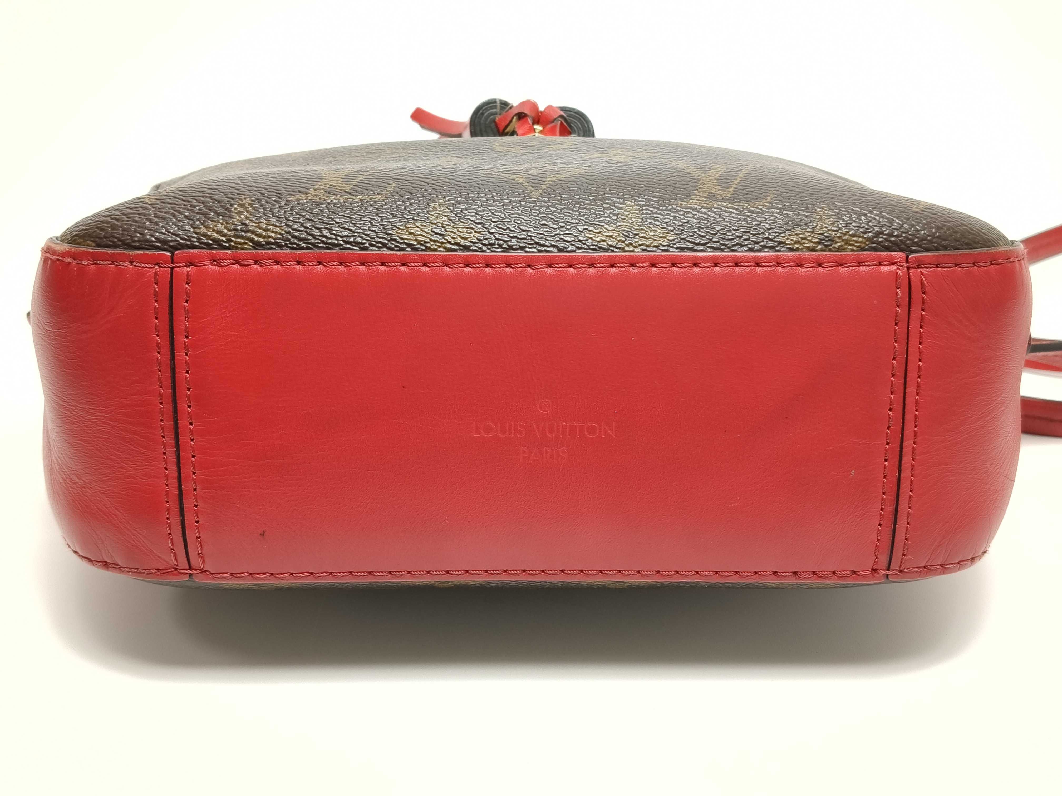 Monogram Saint-Onge M43556 CA3178 Brown x Red Shoulder Bag — view 8
