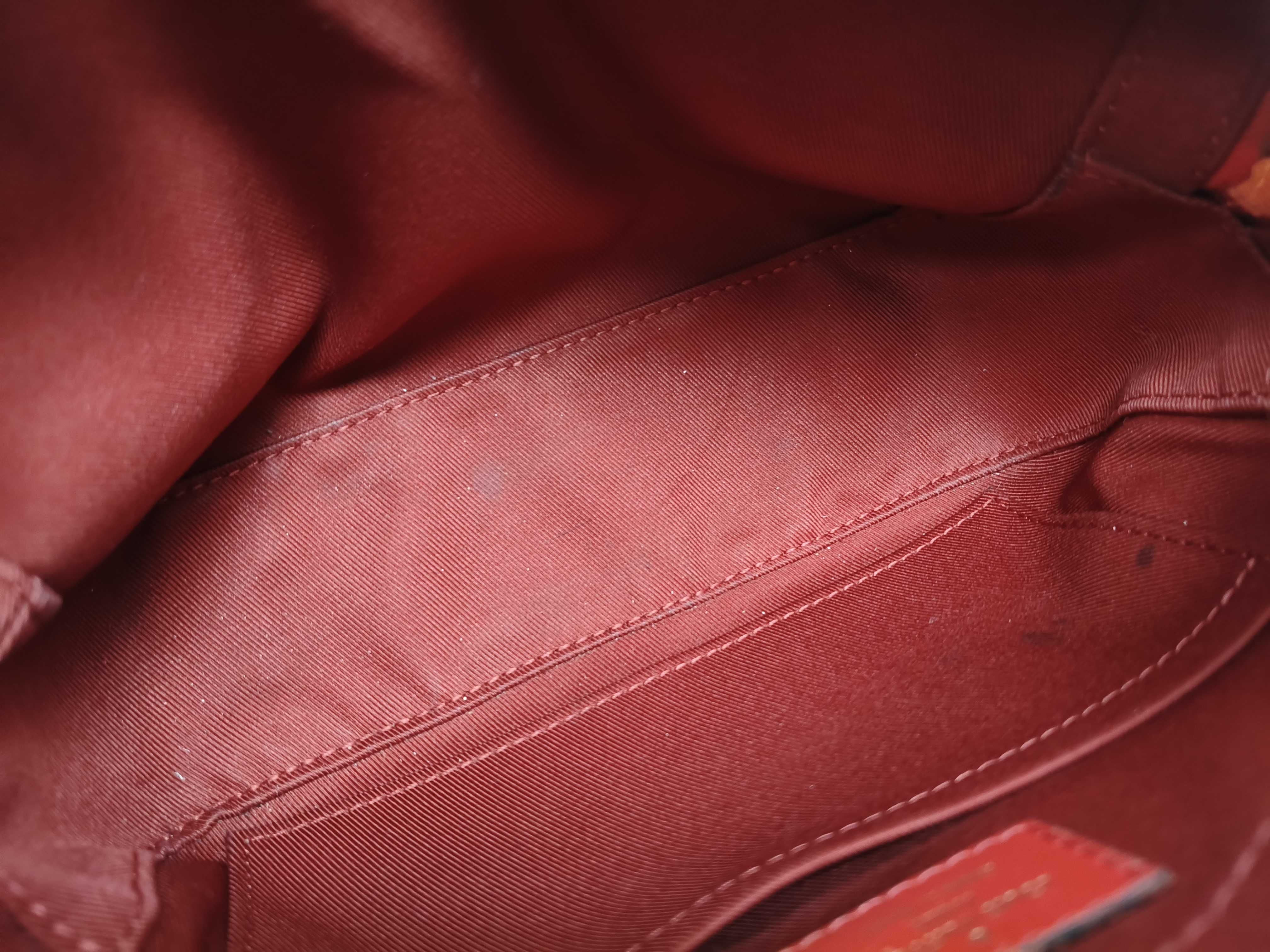 Monogram Saint-Onge M43556 CA3178 Brown x Red Shoulder Bag — view 10