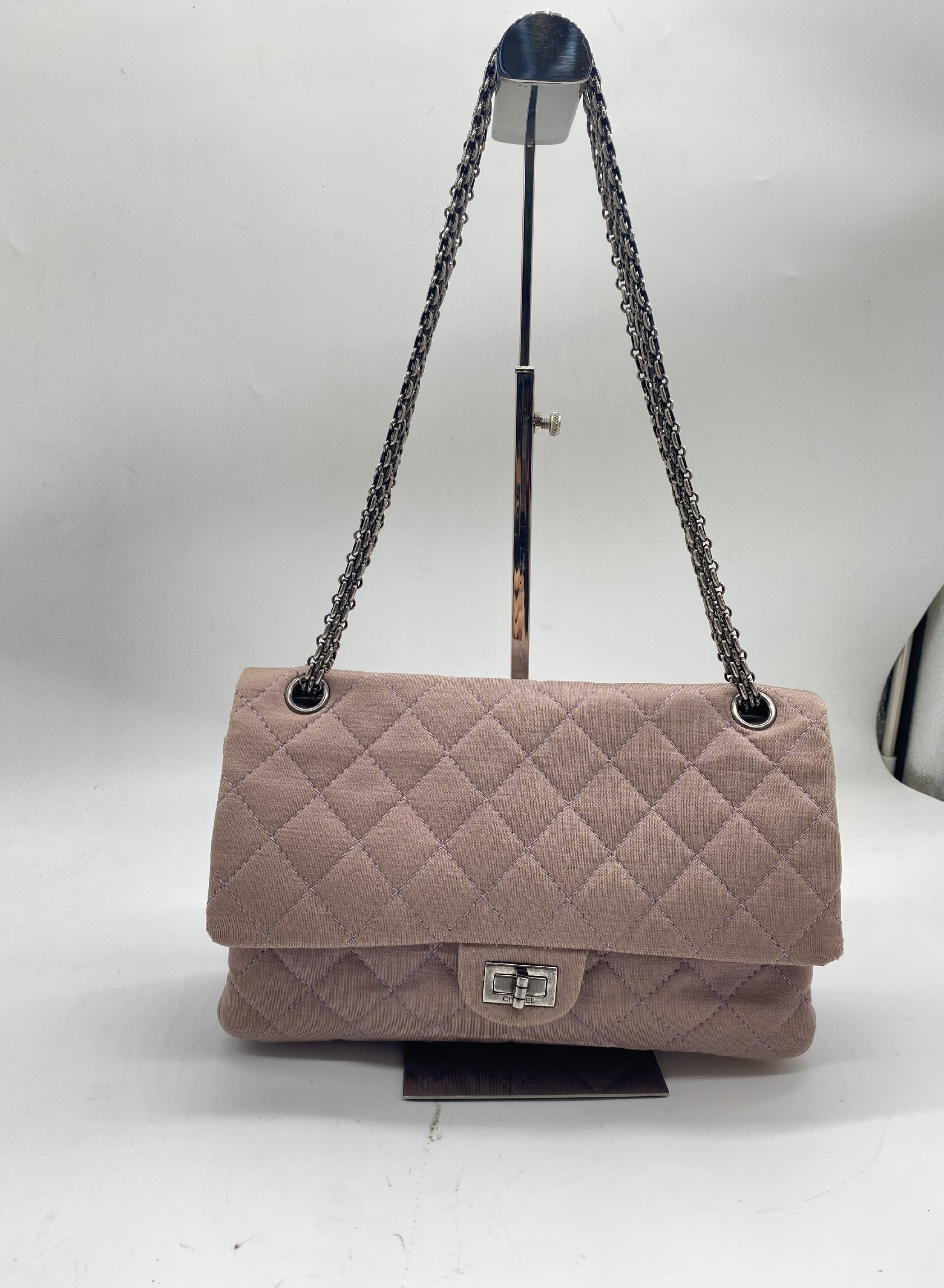 Matelassé 2.55 Cotton Double Flap Shoulder Bag