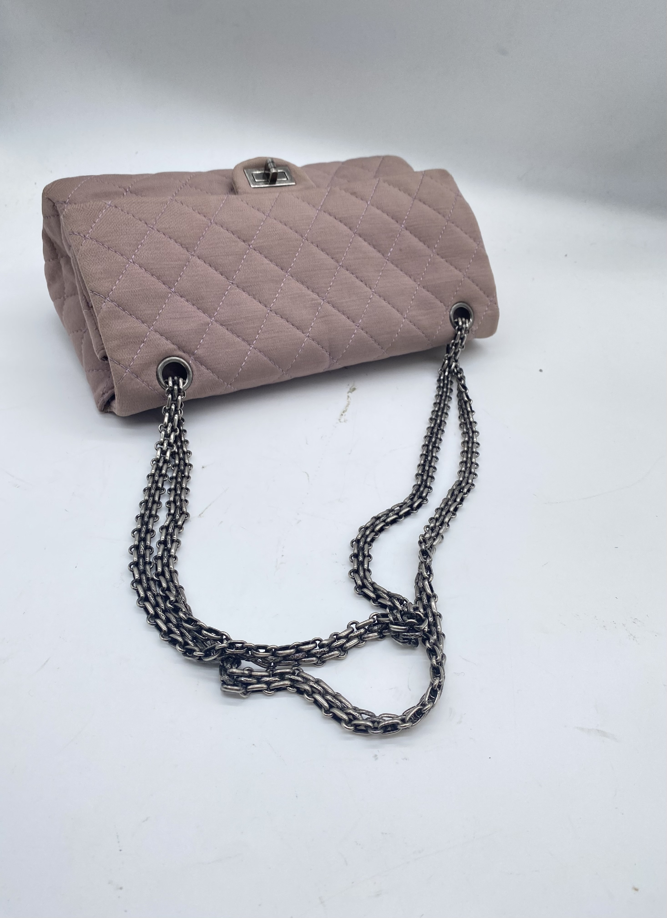 Matelassé 2.55 Cotton Double Flap Shoulder Bag — view 4