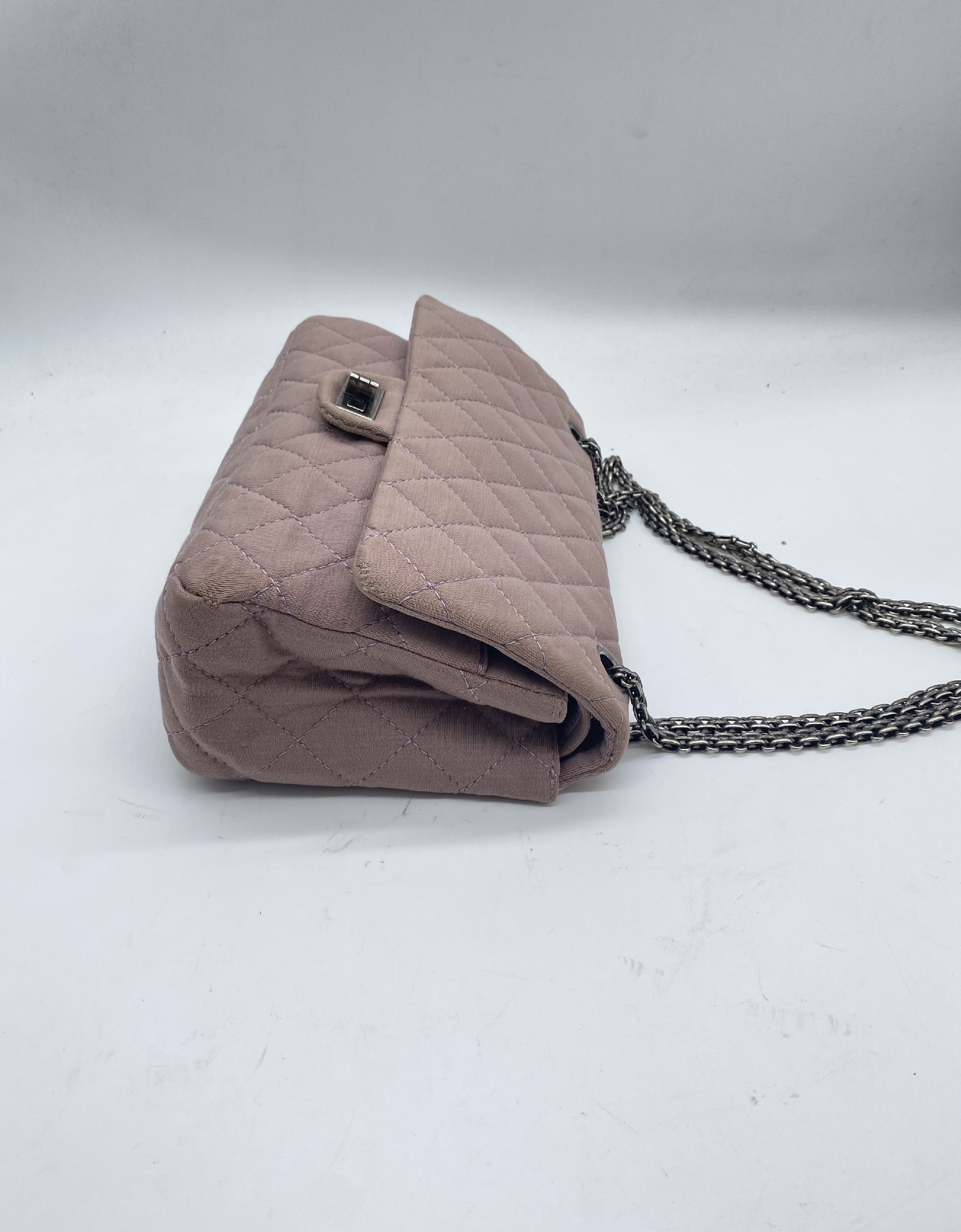 Matelassé 2.55 Cotton Double Flap Shoulder Bag — view 6