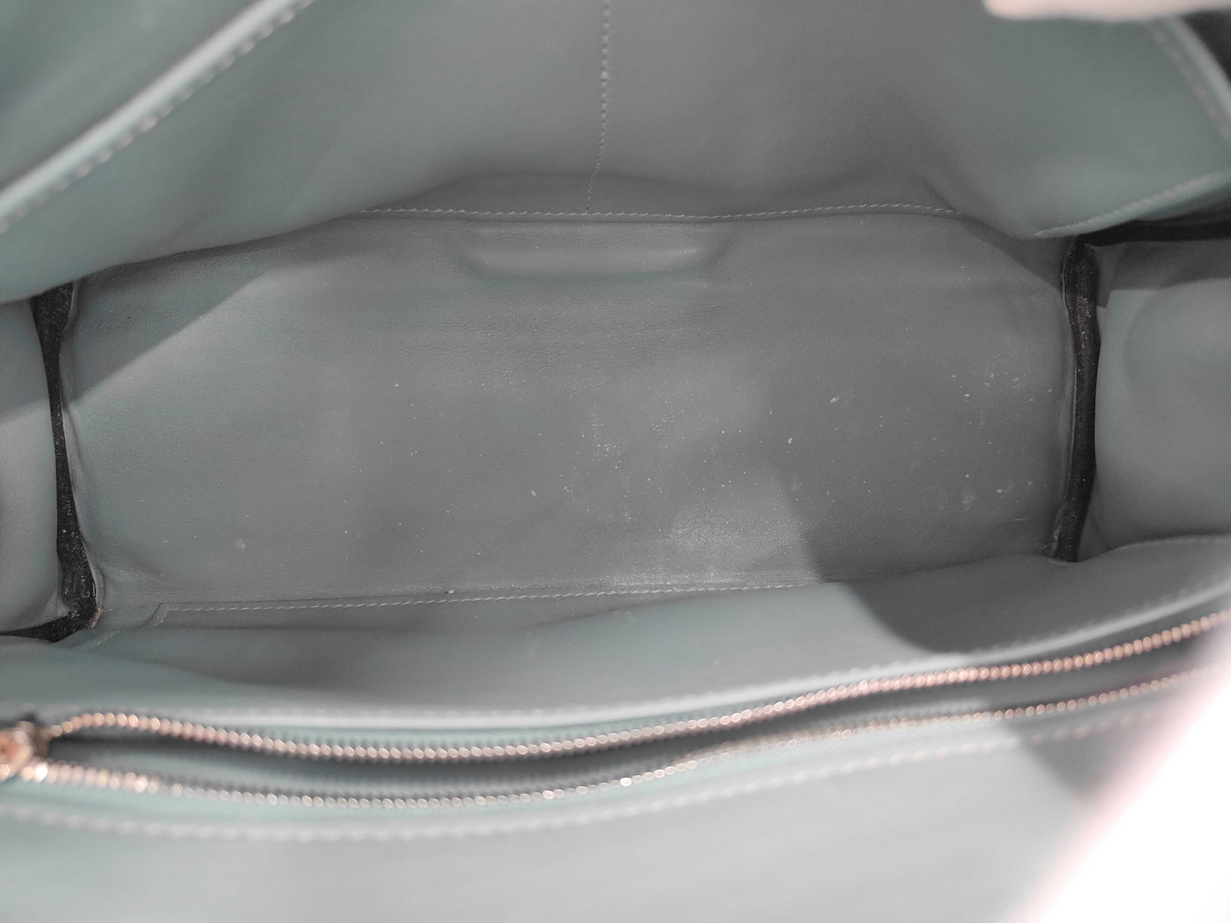 Kelly Laqui 28 Blue Jean Swift Silver Hardware M Handbag — view 8
