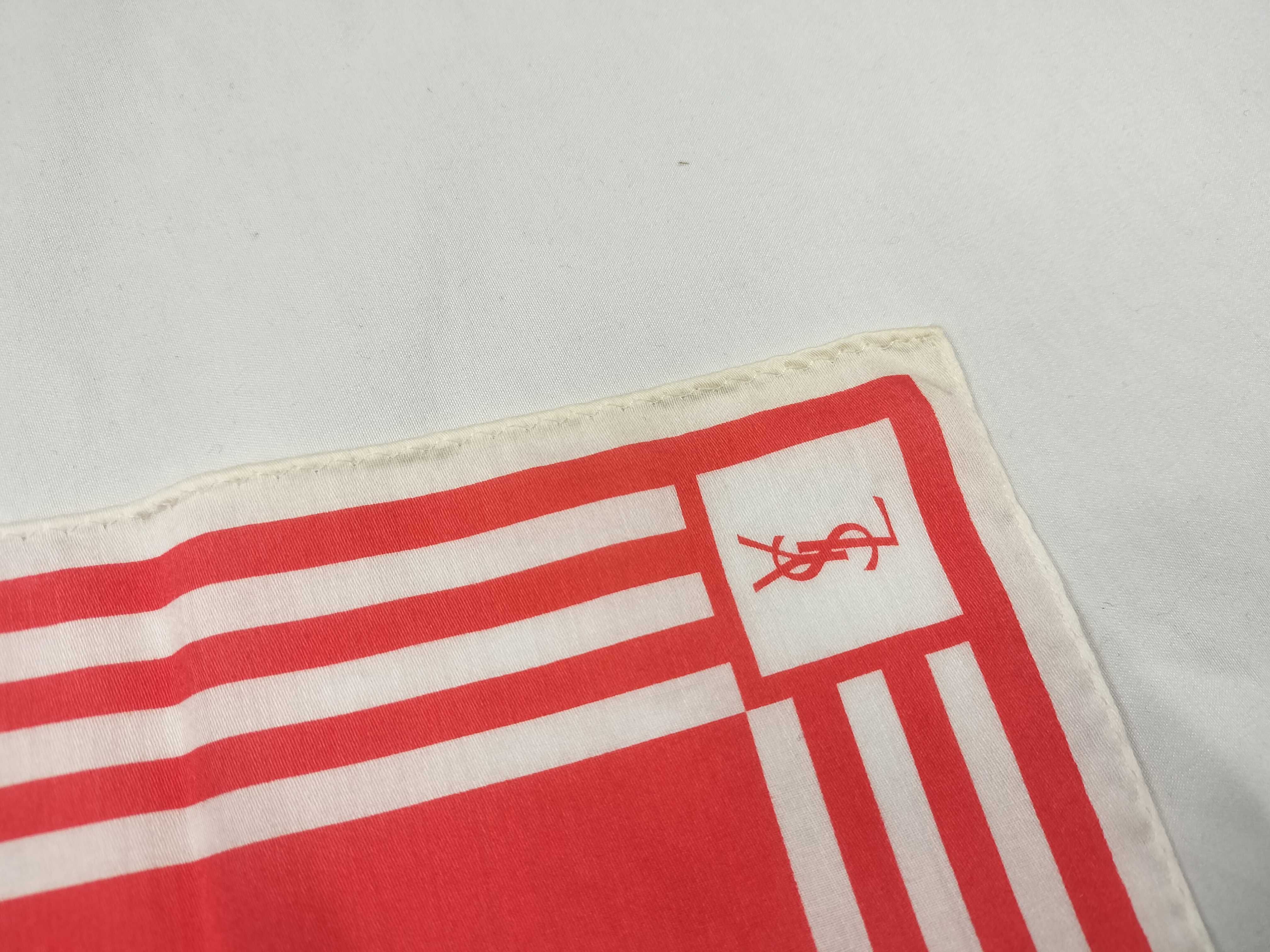 handkerchief/scarf (YSL, big logo, orange) - other accessories. — view 5