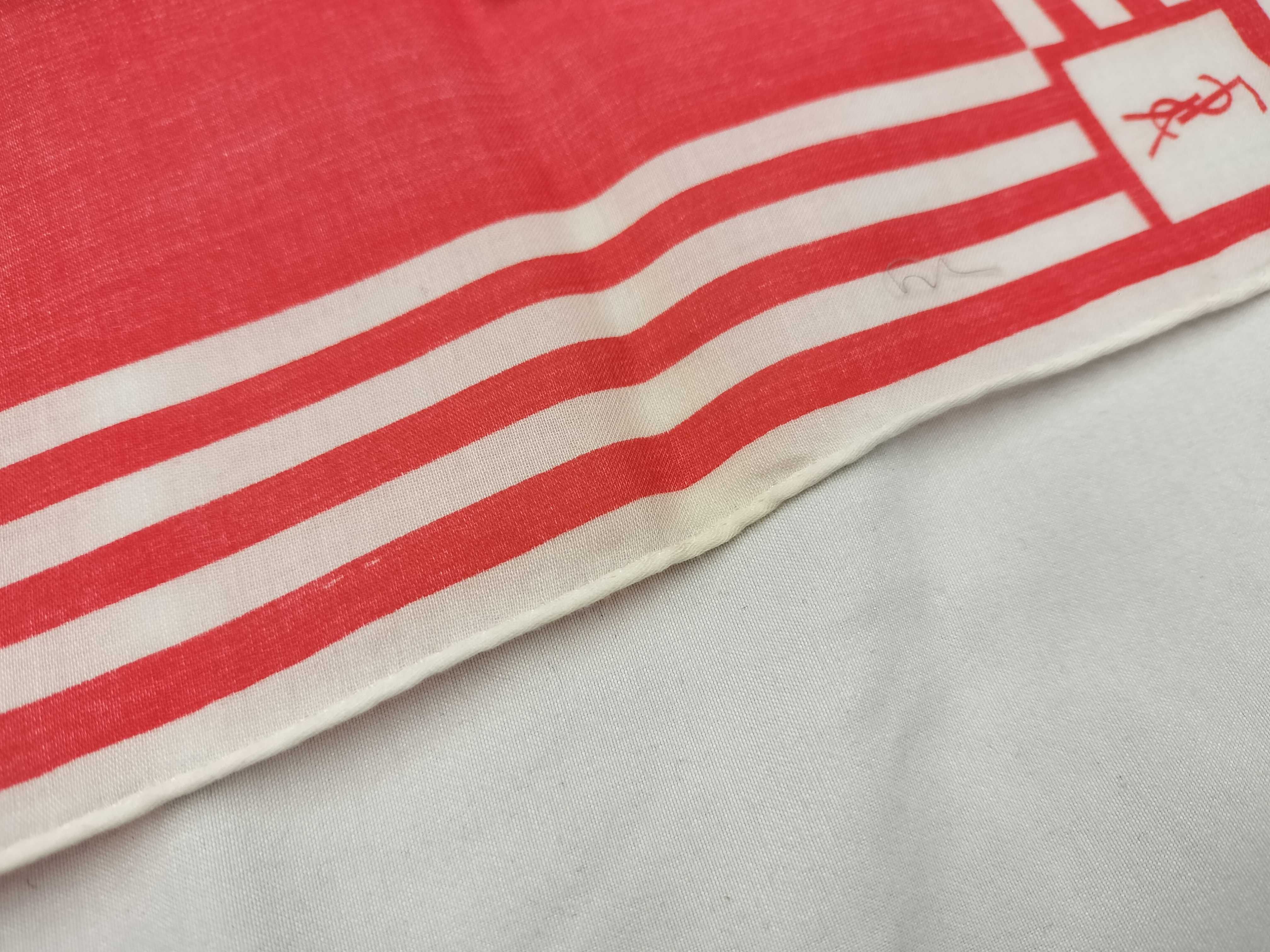 handkerchief/scarf (YSL, big logo, orange) - other accessories. — view 6
