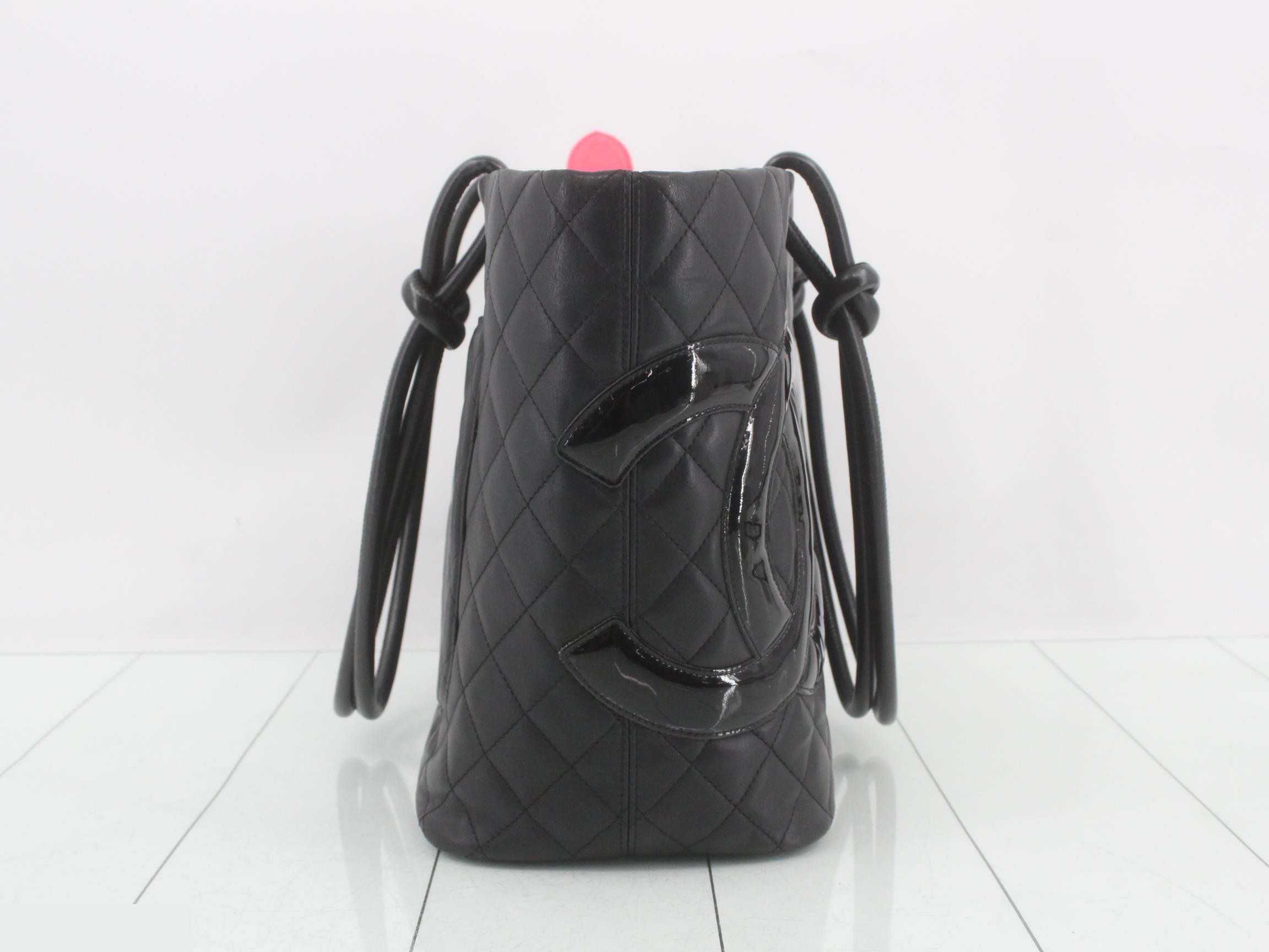 Matelassé Coco Mark Cambon Leather Handbag — view 4