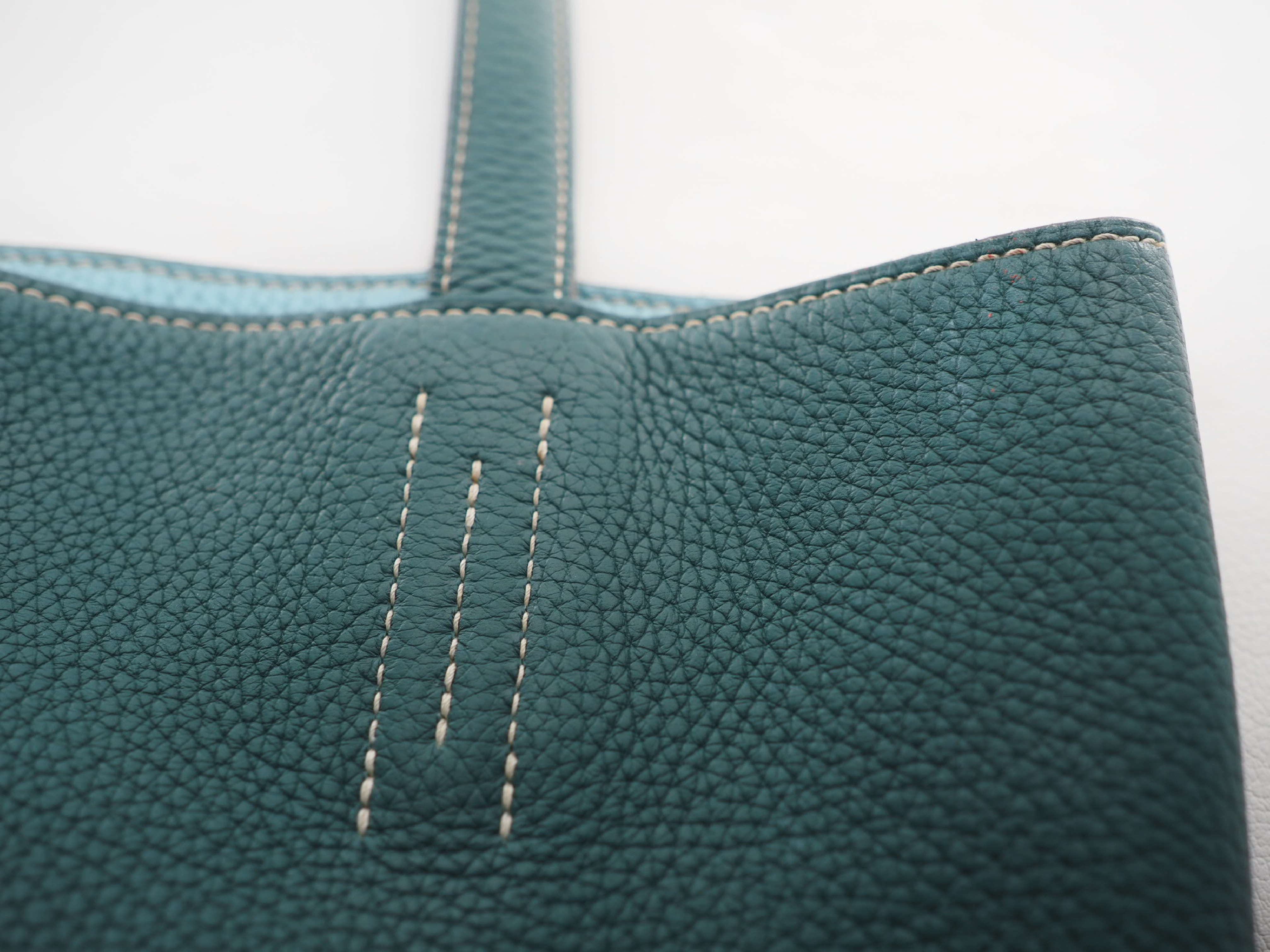 Double Sens 28 Bicolor Green x Blue Tote Bag (2017) — view 8