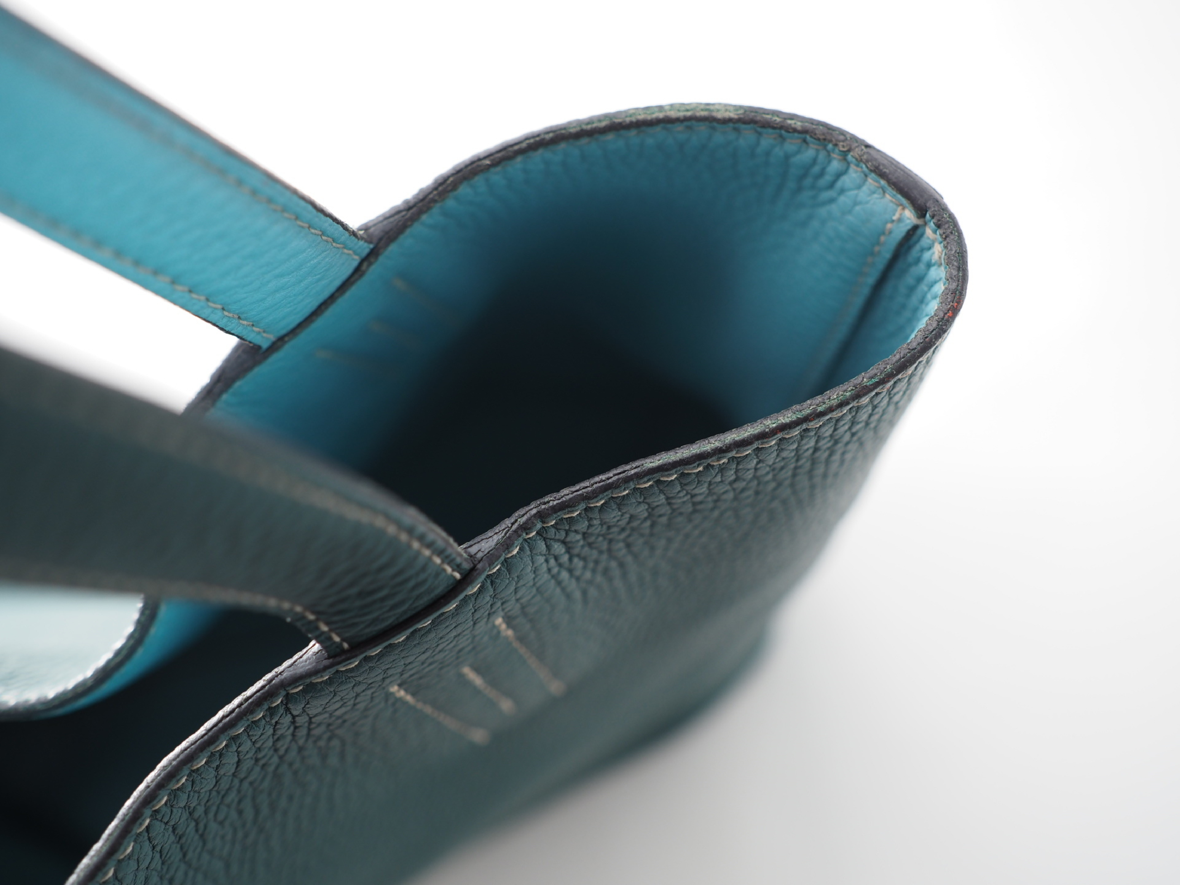 Double Sens 28 Bicolor Green x Blue Tote Bag (2017) — view 9
