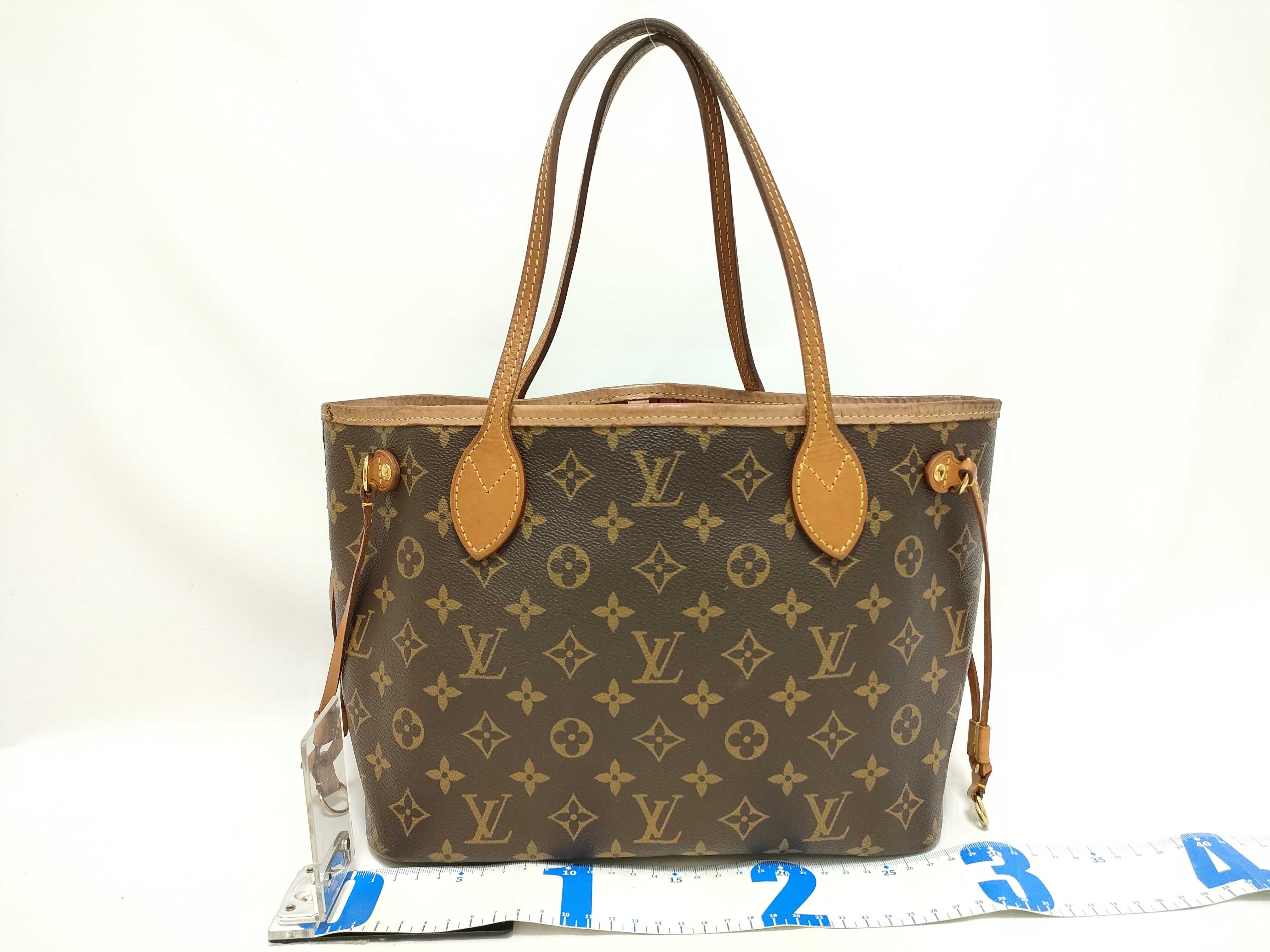 Monogram Neverfull M41245 RFID Tote Bag with Pouch — view 2