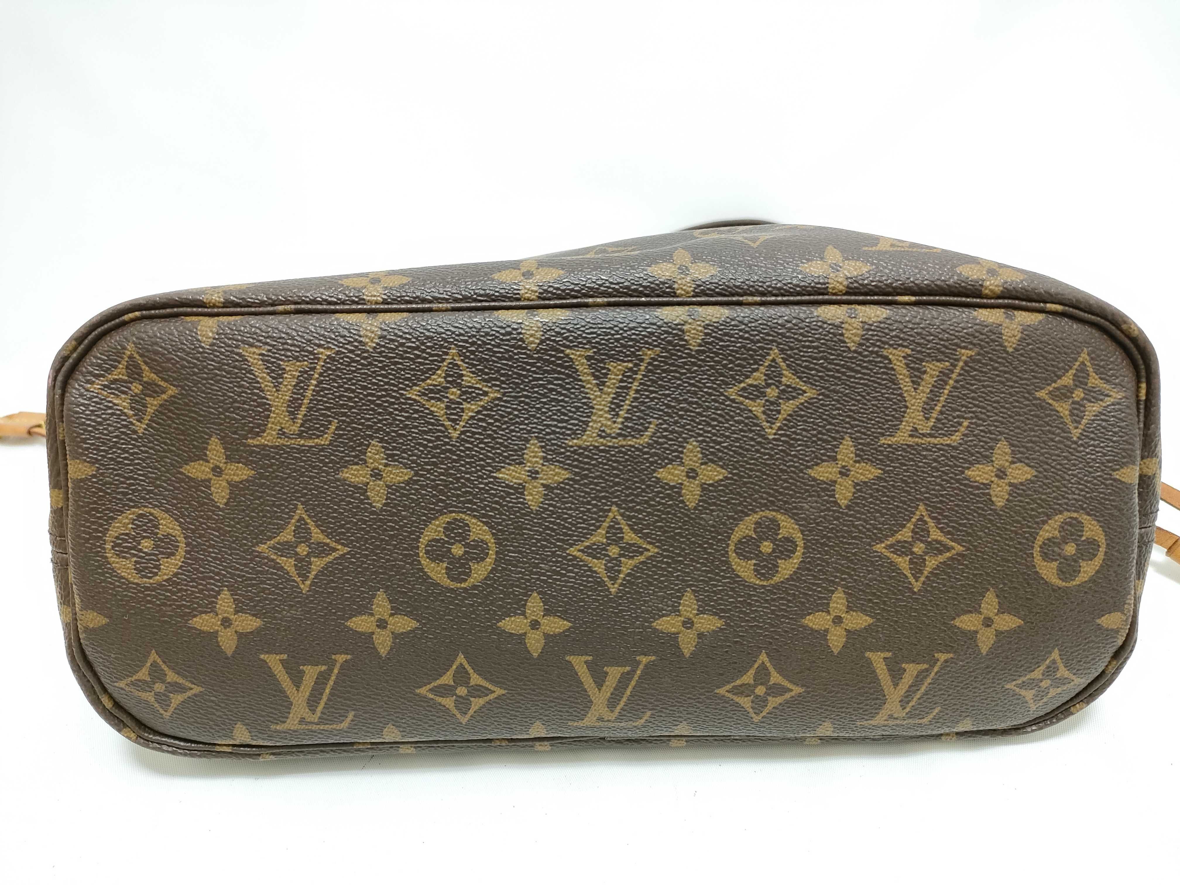 Monogram Neverfull M41245 RFID Tote Bag with Pouch — view 7