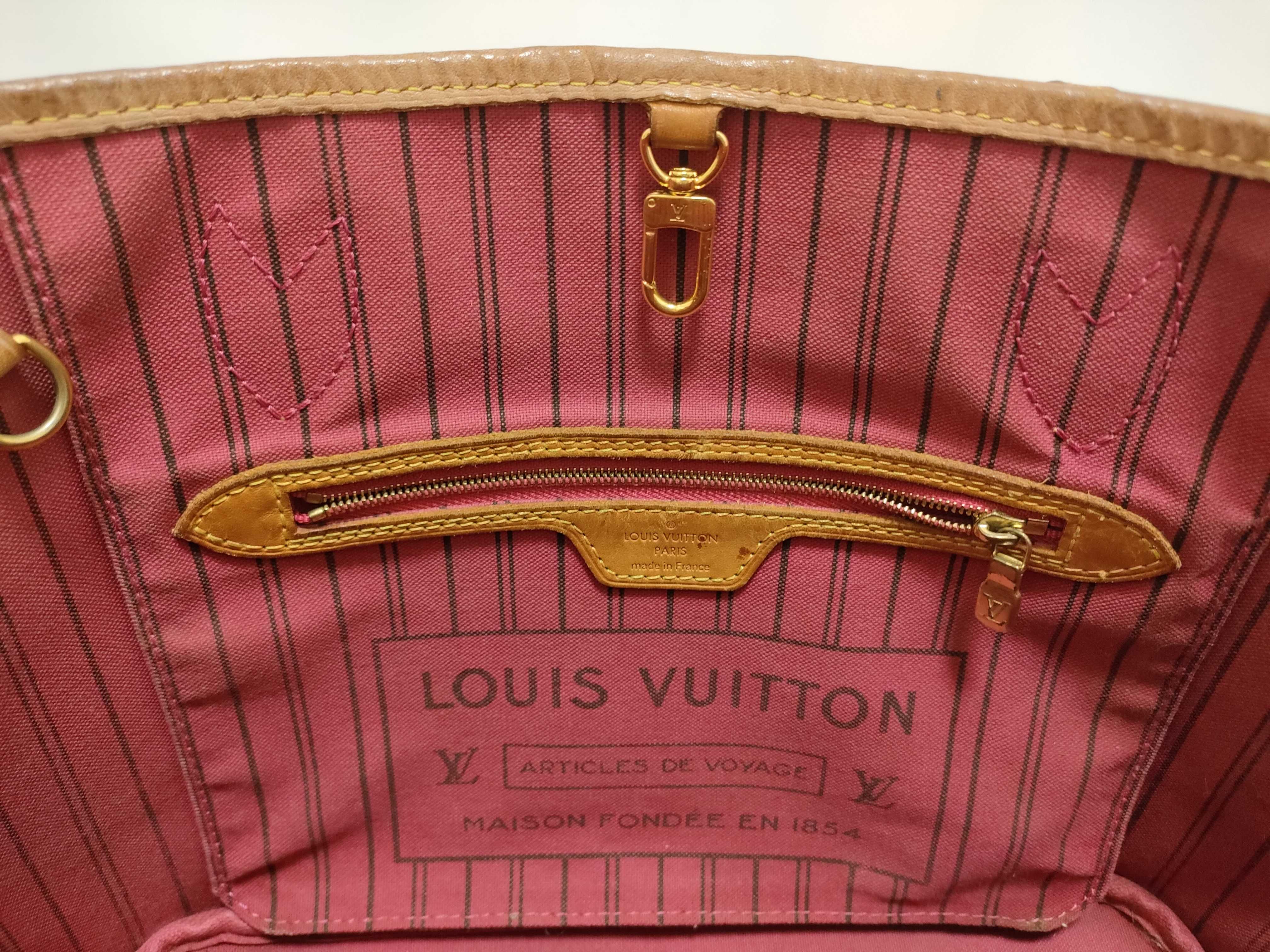Monogram Neverfull M41245 RFID Tote Bag with Pouch — view 10
