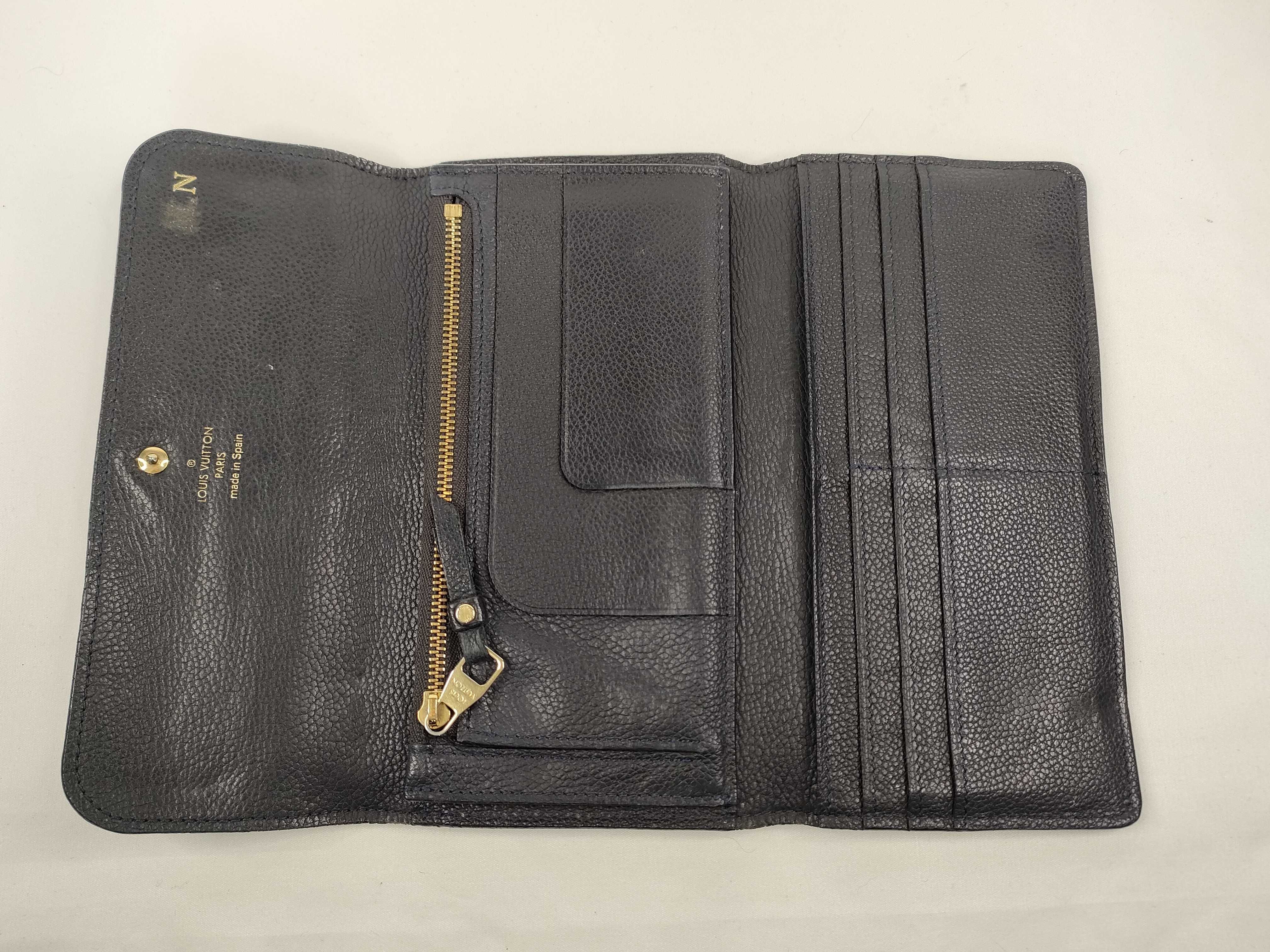 Monogram Empreinte Louis Vuitton Monogram Empreinte Portefeuille Tri-fold Wallet — view 8
