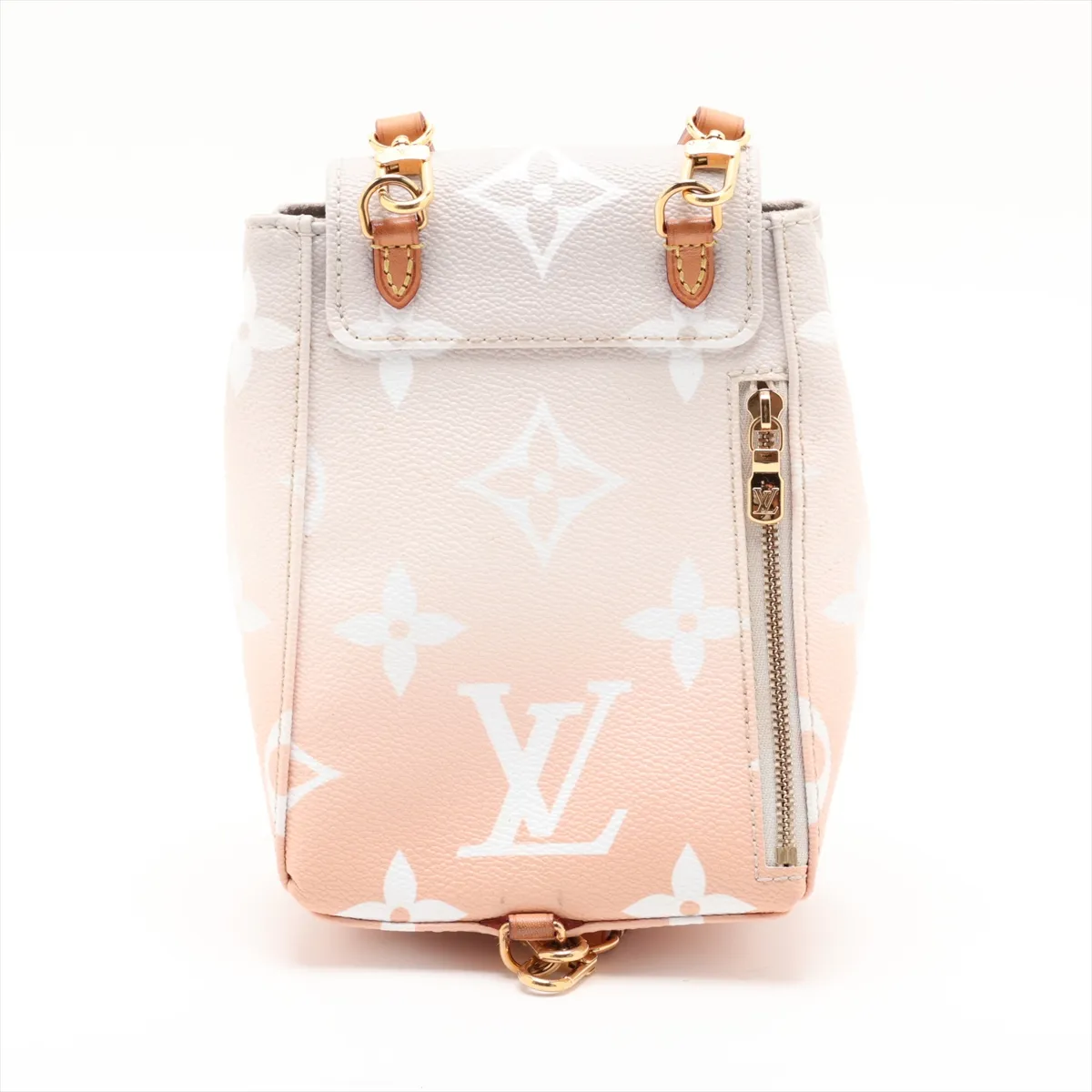 Monogram Giant Tiny Backpack M45764 Orange x Gray (RFID detected) — view 2