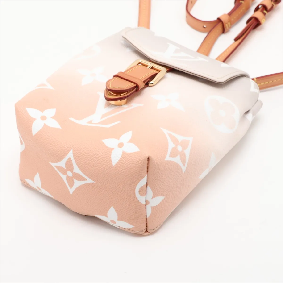Monogram Giant Tiny Backpack M45764 Orange x Gray (RFID detected) — view 3