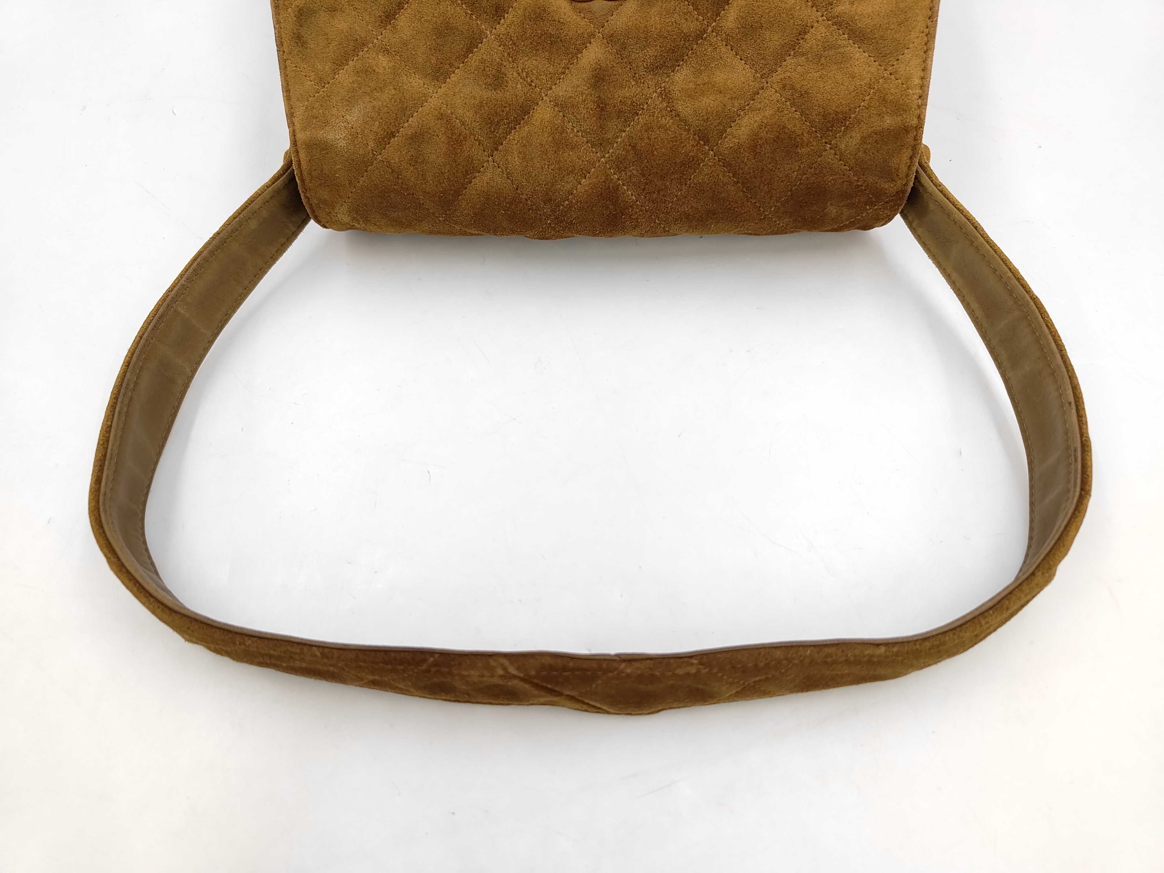 Matelassé Suede Shoulder Bag (with original seal) — view 5