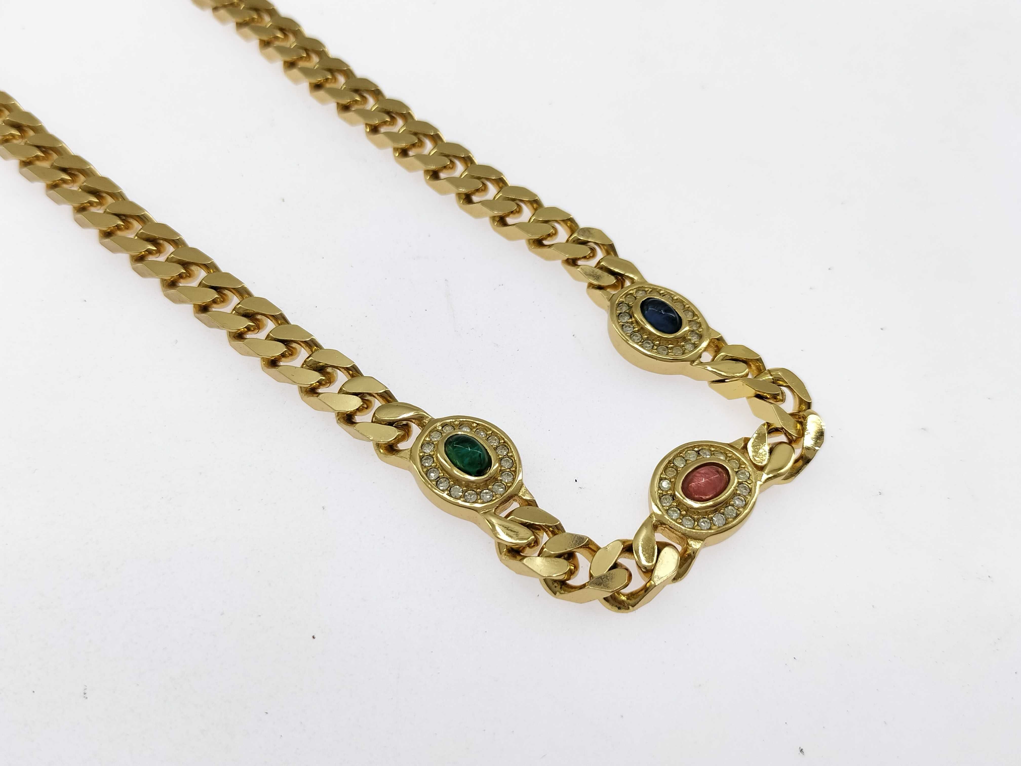 Rhinestone Necklace 50.3g (Size 52) — view 2
