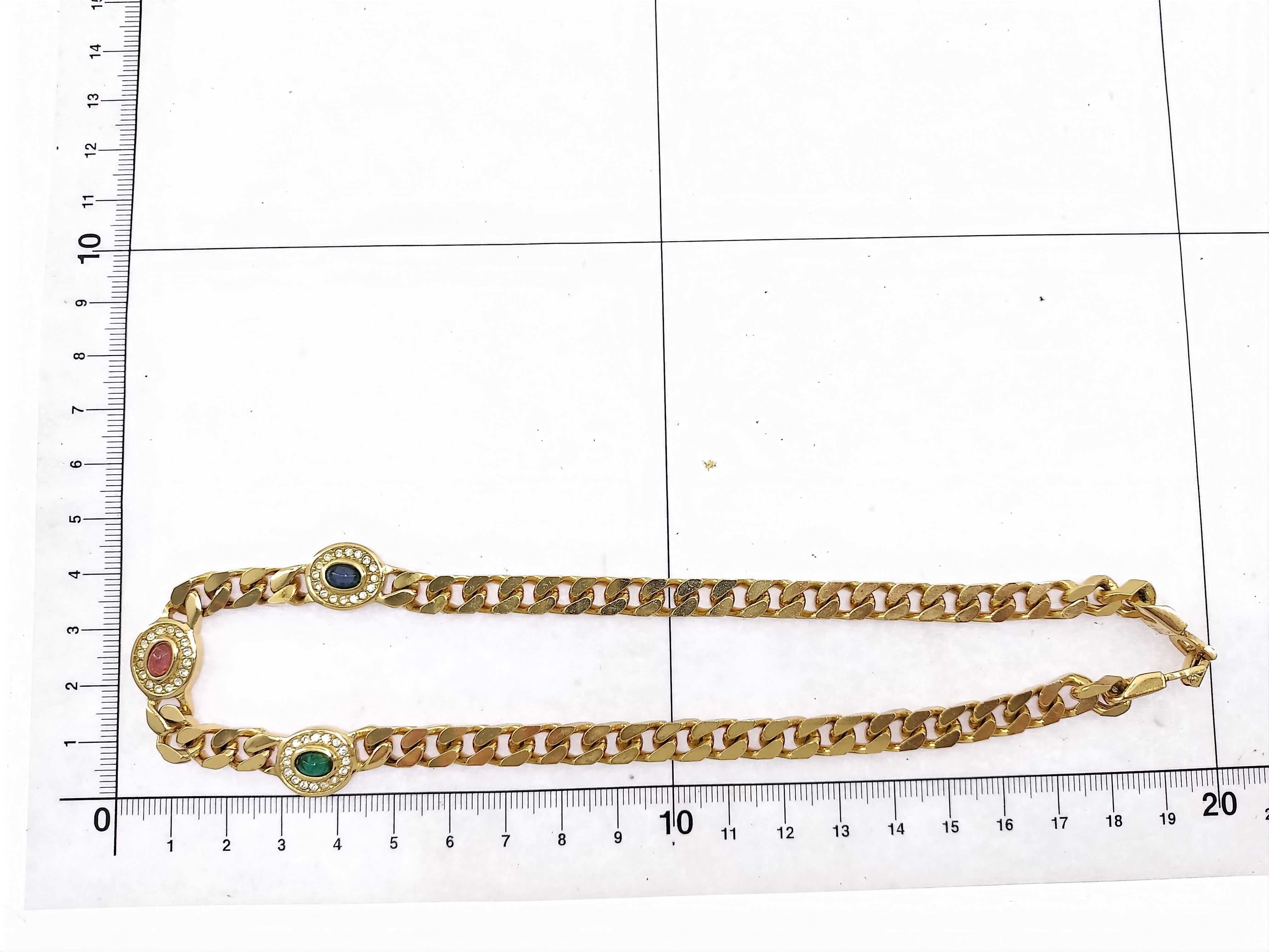 Rhinestone Necklace 50.3g (Size 52) — view 11