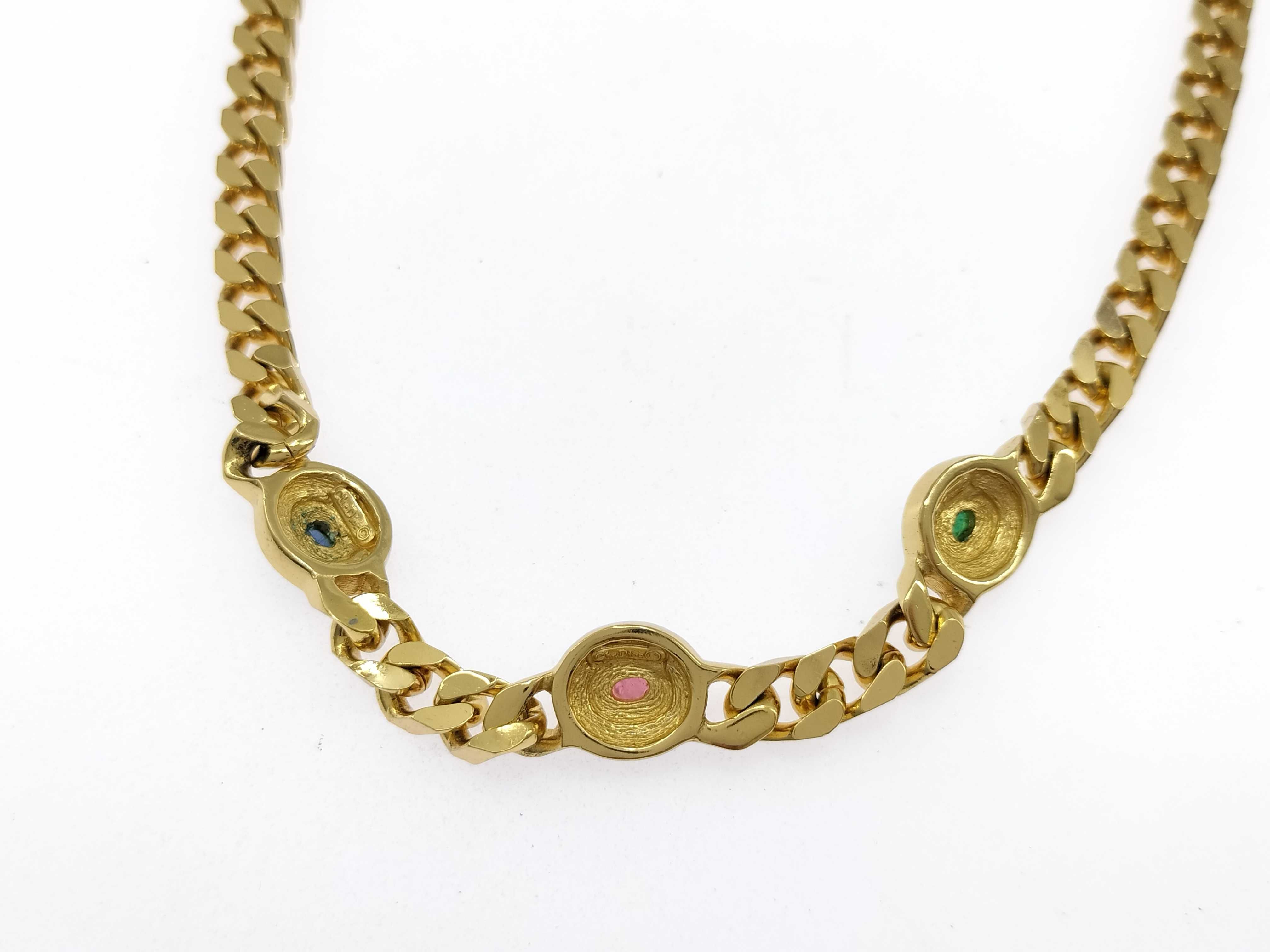 Rhinestone Necklace 50.3g (Size 52) — view 5