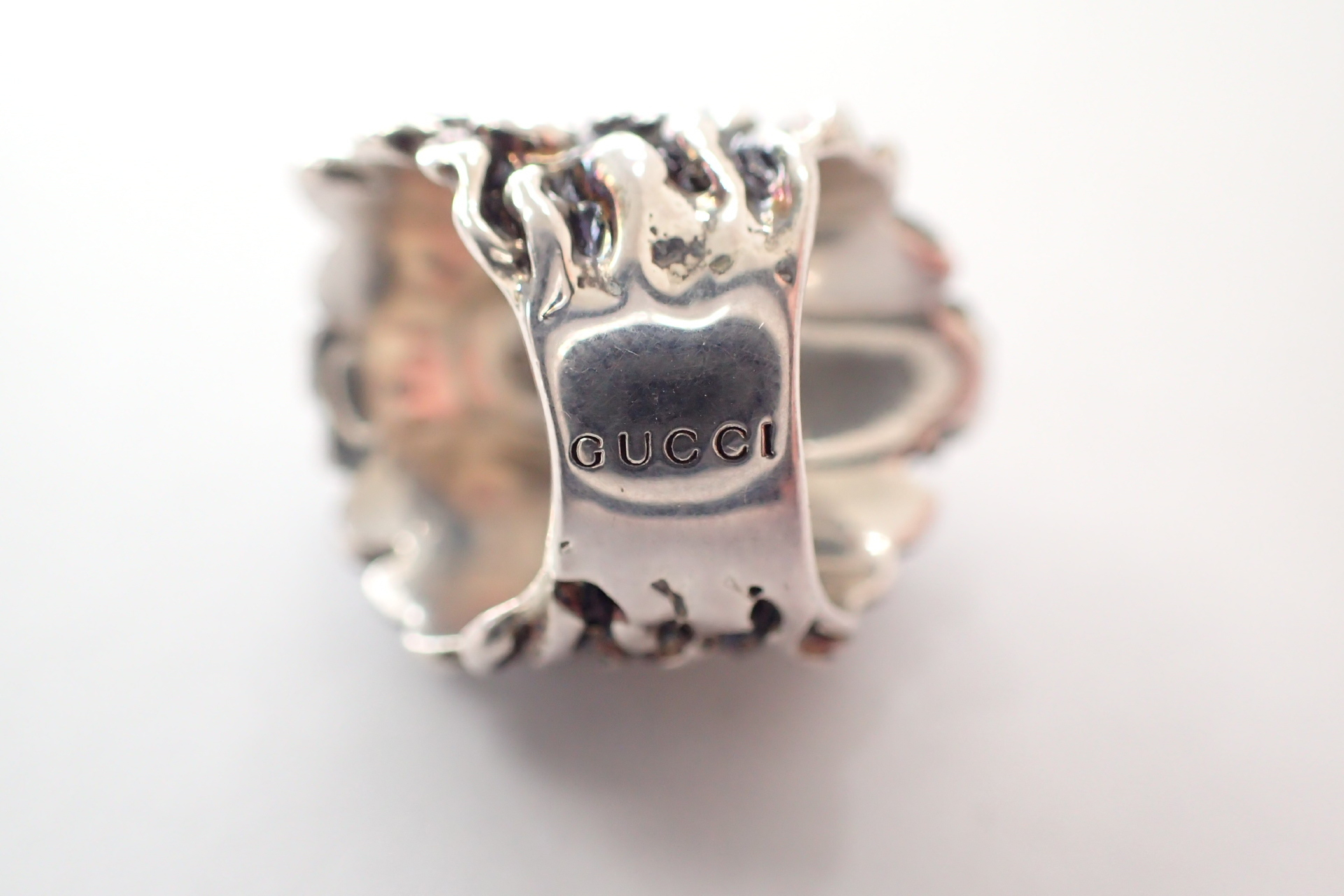 Lion Color Stone Silver Ring — view 5