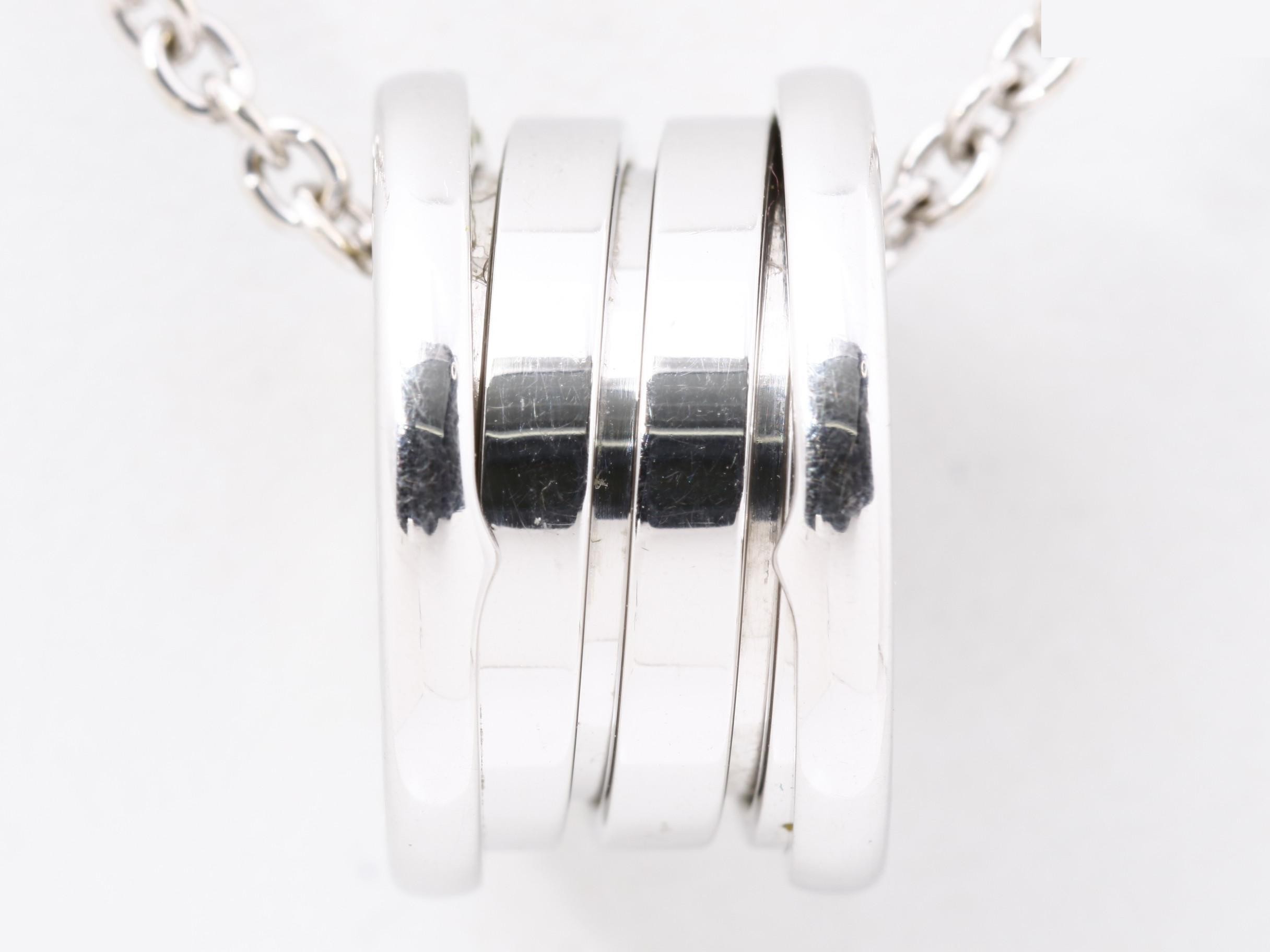 B.zero1 Necklace, Au750WG, 11.53g, 40cm — view 2