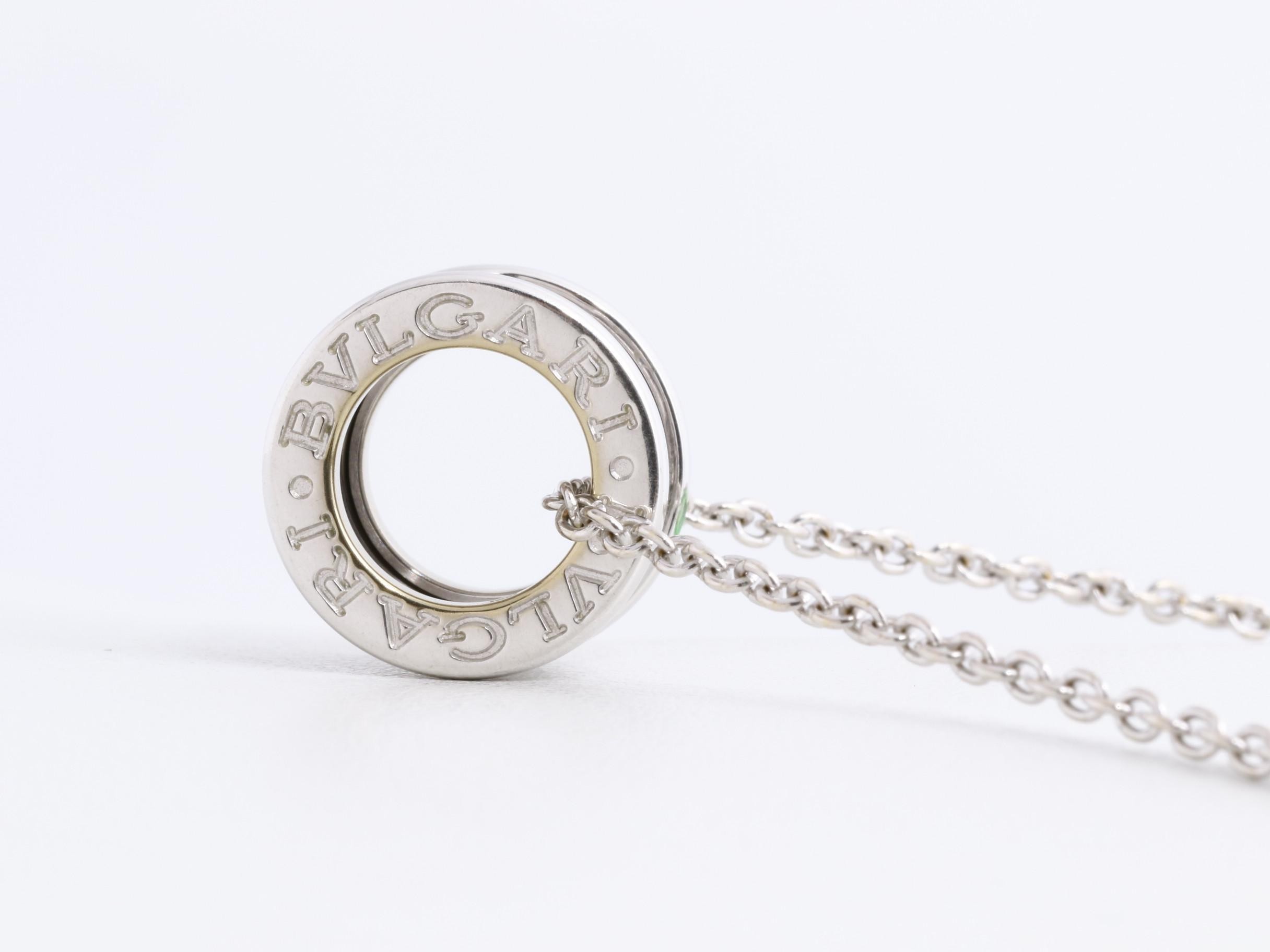 B.zero1 Necklace, Au750WG, 11.53g, 40cm — view 4