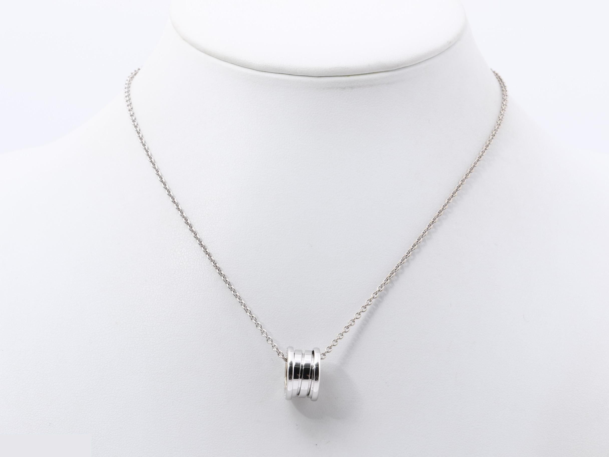 B.zero1 Necklace, Au750WG, 11.53g, 40cm — view 6