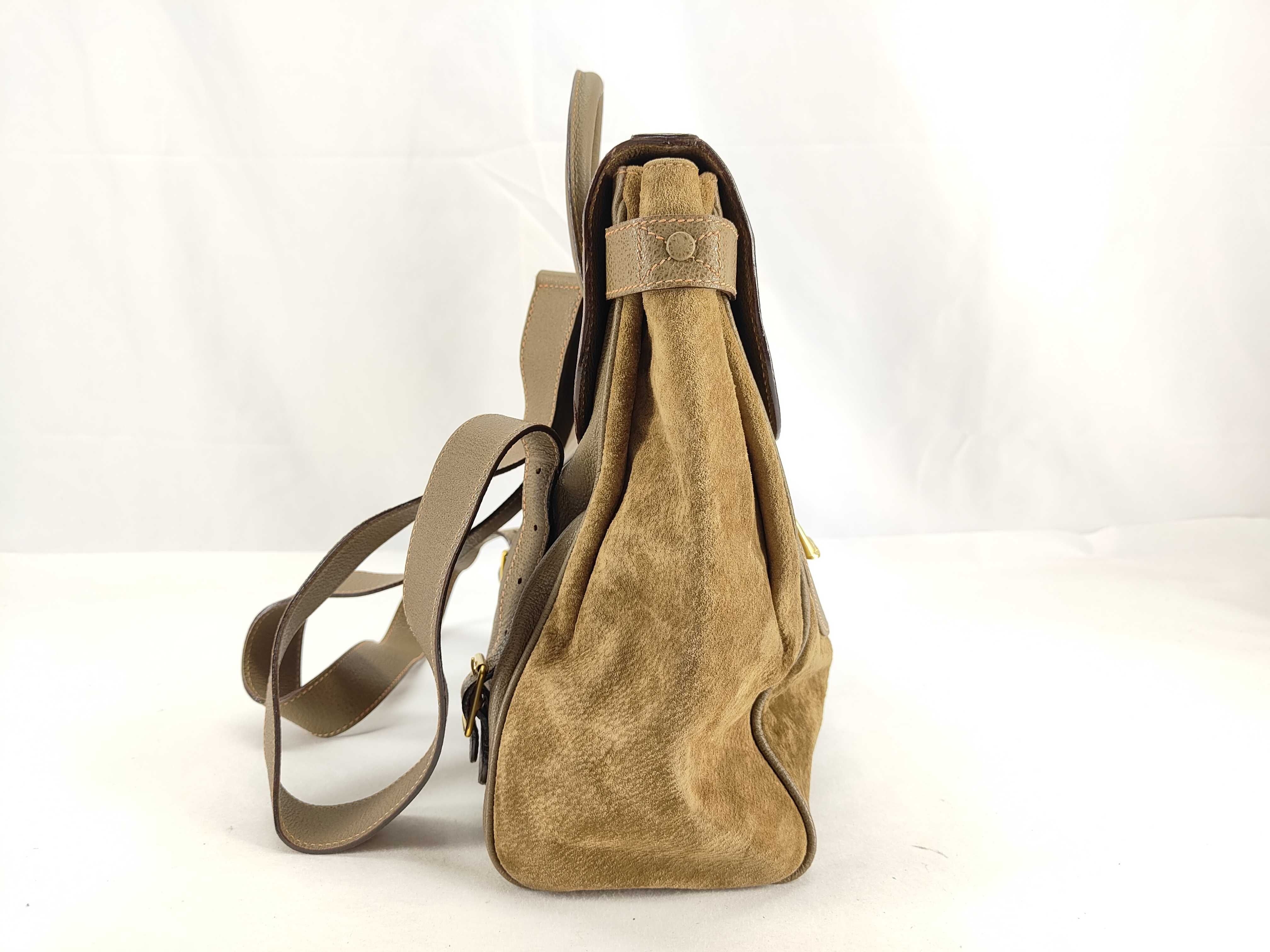 Backpack, Saddle Suede, Brown — view 3