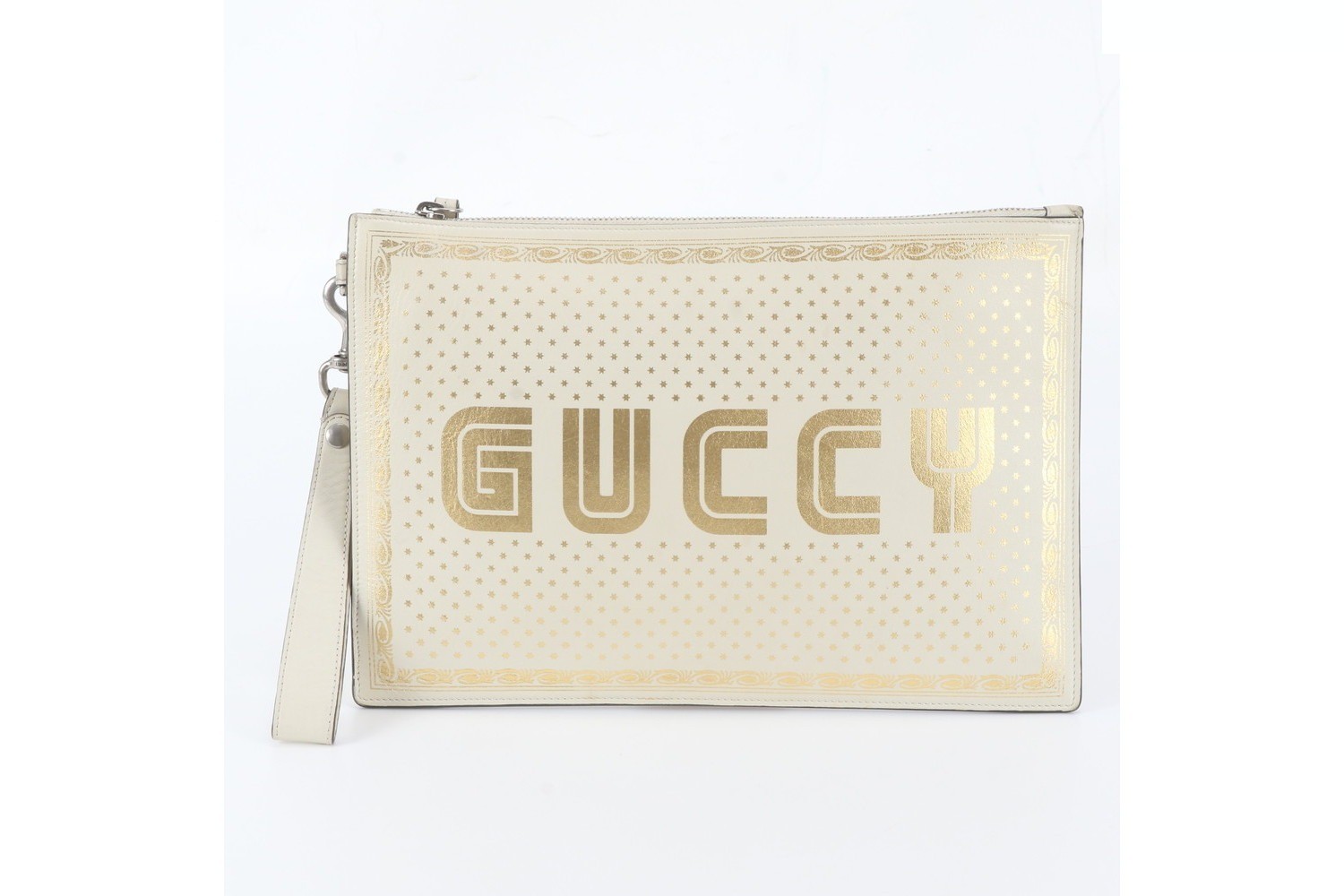SEGA x GUCCY Collaboration 510489 Leather Second Bag