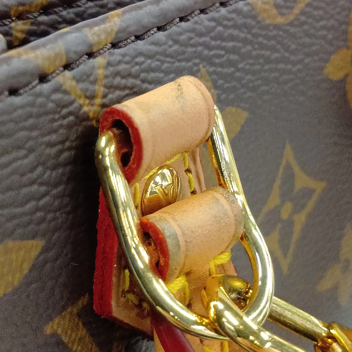 Monogram Petite Sac Plat M69442 Brown (RFID detected) — view 12