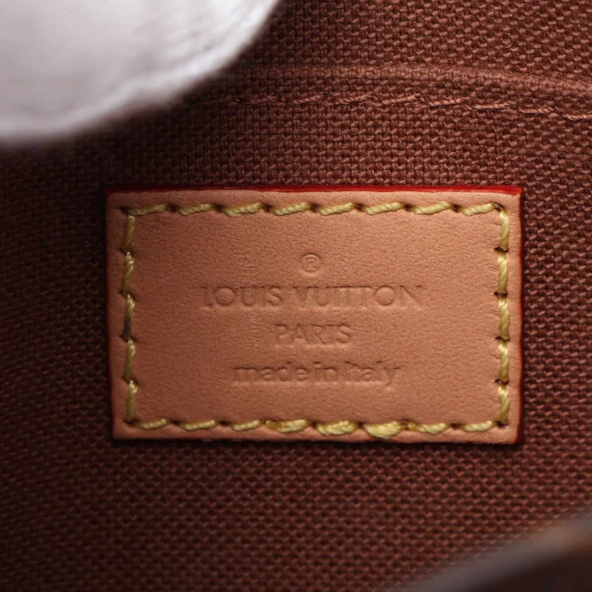 Monogram Petite Sac Plat M69442 Brown (RFID detected) — view 10