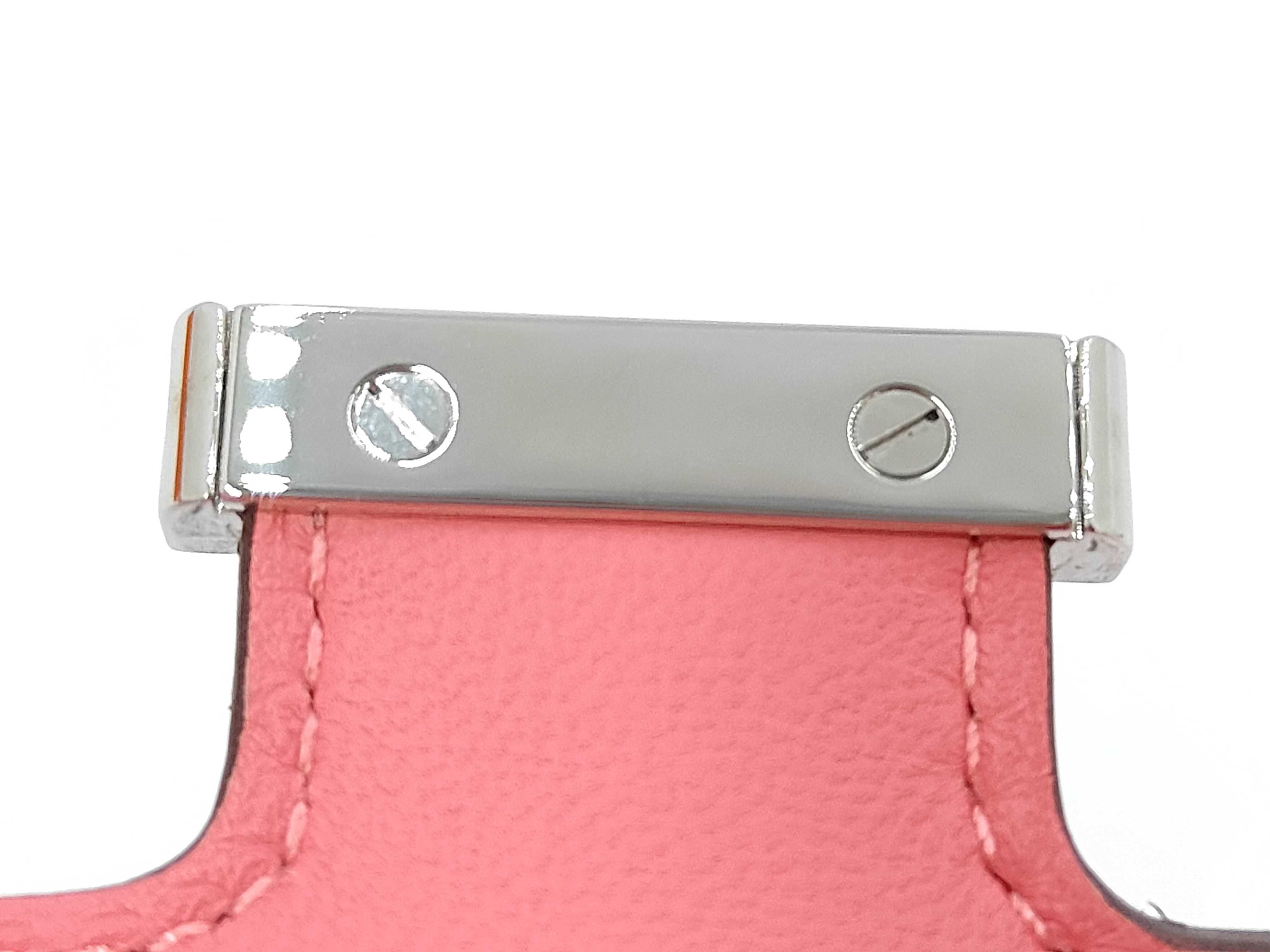 Constance To Go Epsom Rose Azalee Silver Hardware W Stamp Shoulder Bag — view 7