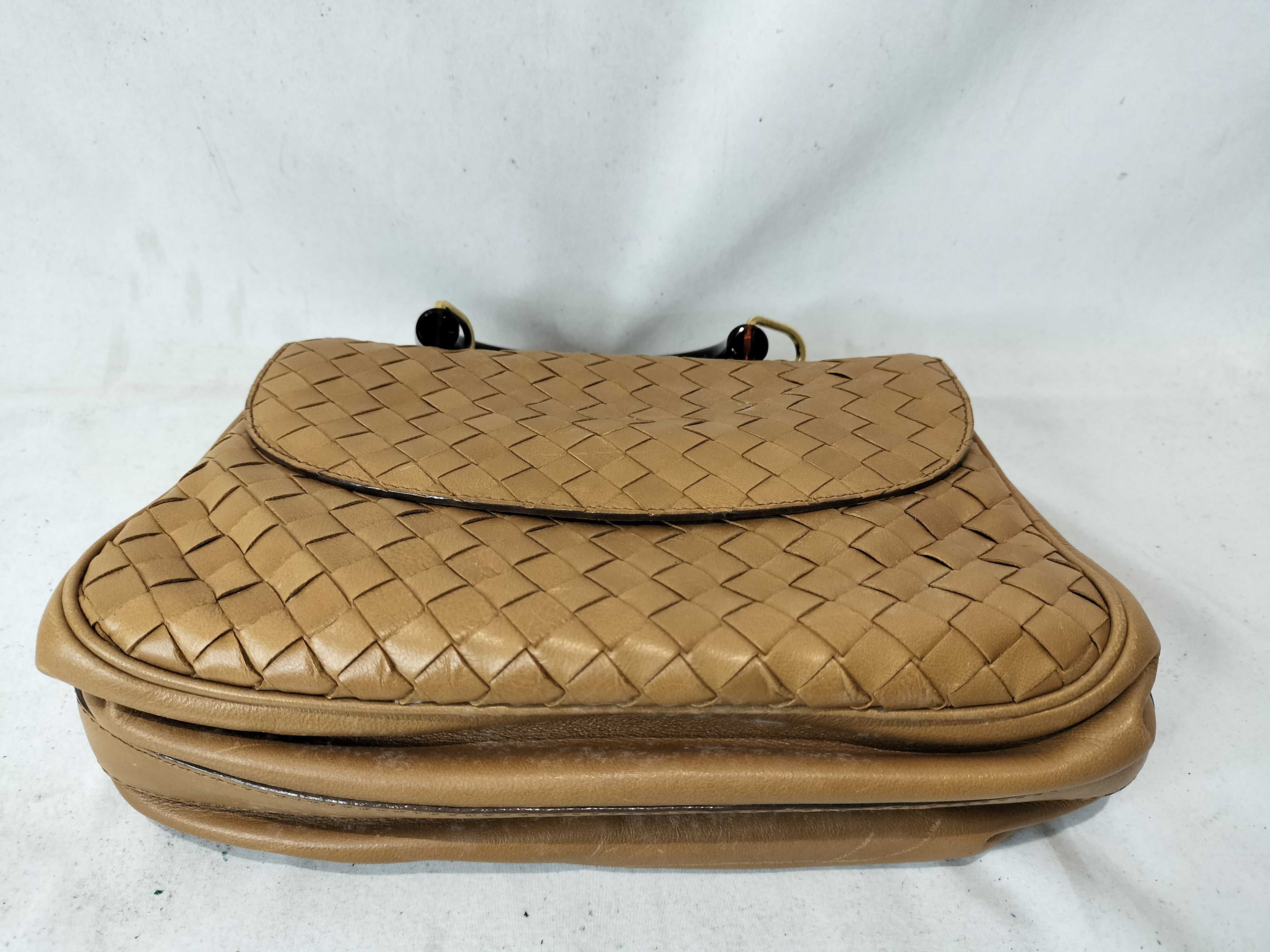 Intrecciato Old Bottega Handbag (Deteriorated) — view 7
