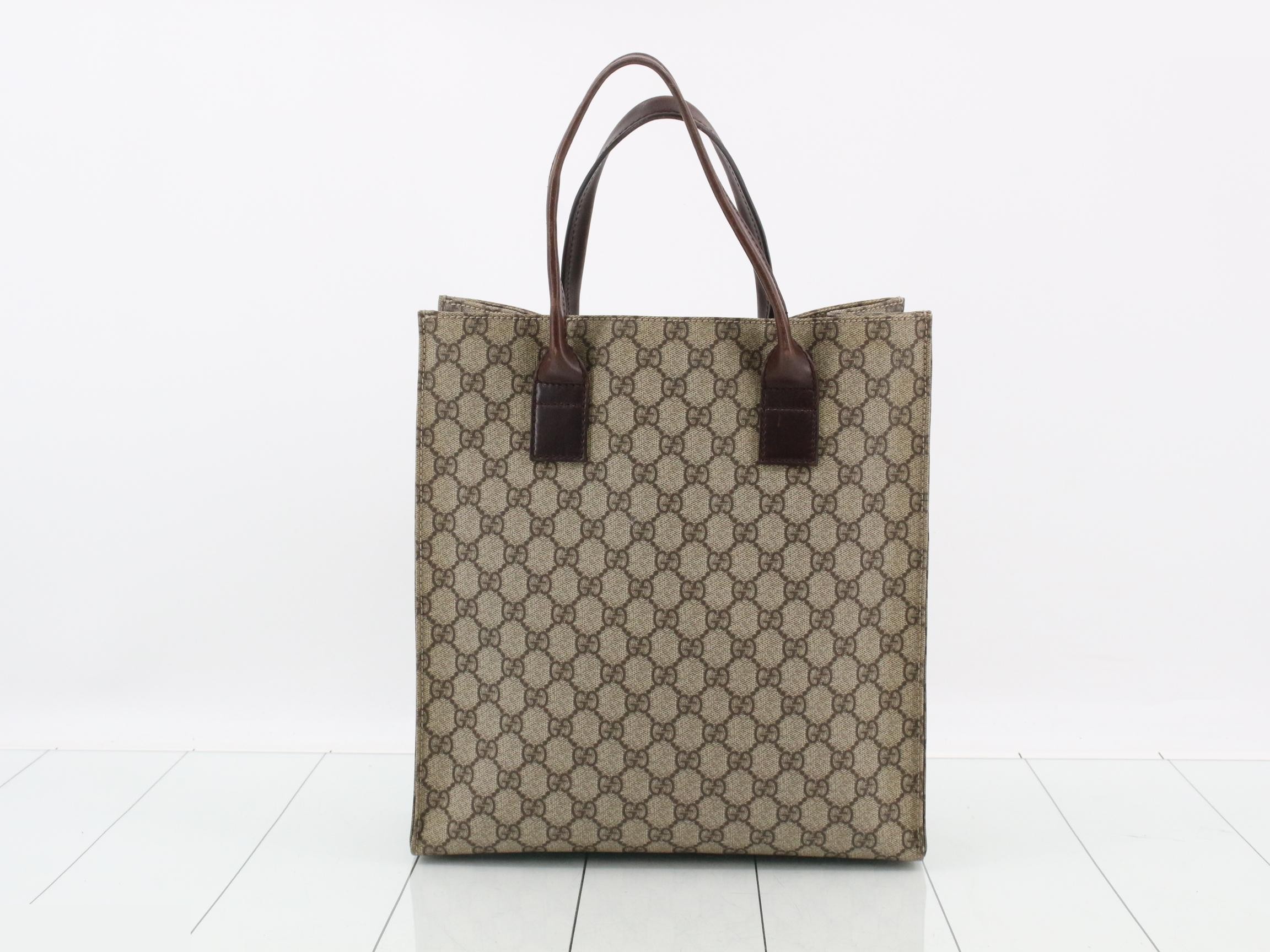 GG Supreme Tote Bag 91249 Brown — view 2