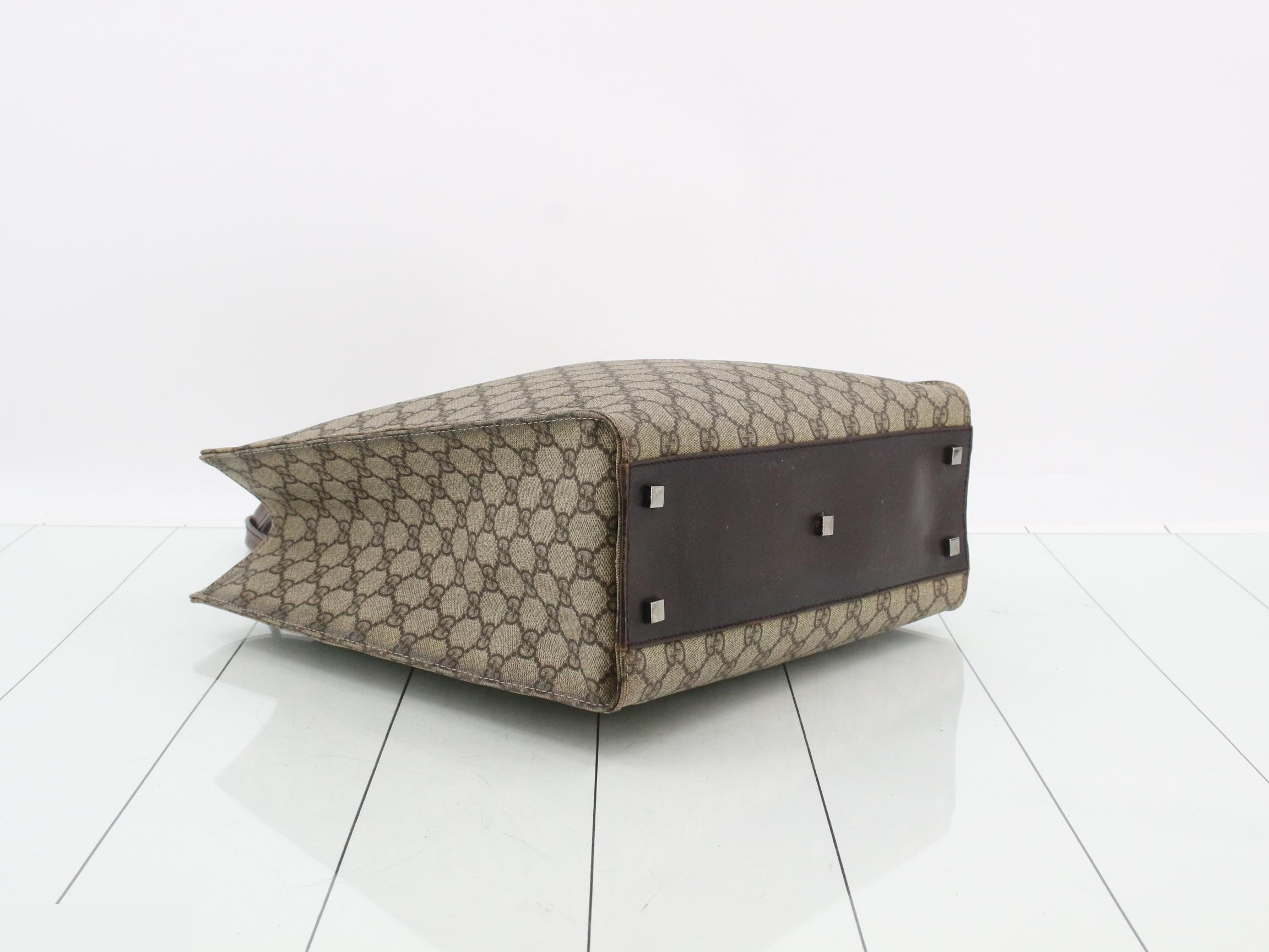 GG Supreme Tote Bag 91249 Brown — view 5