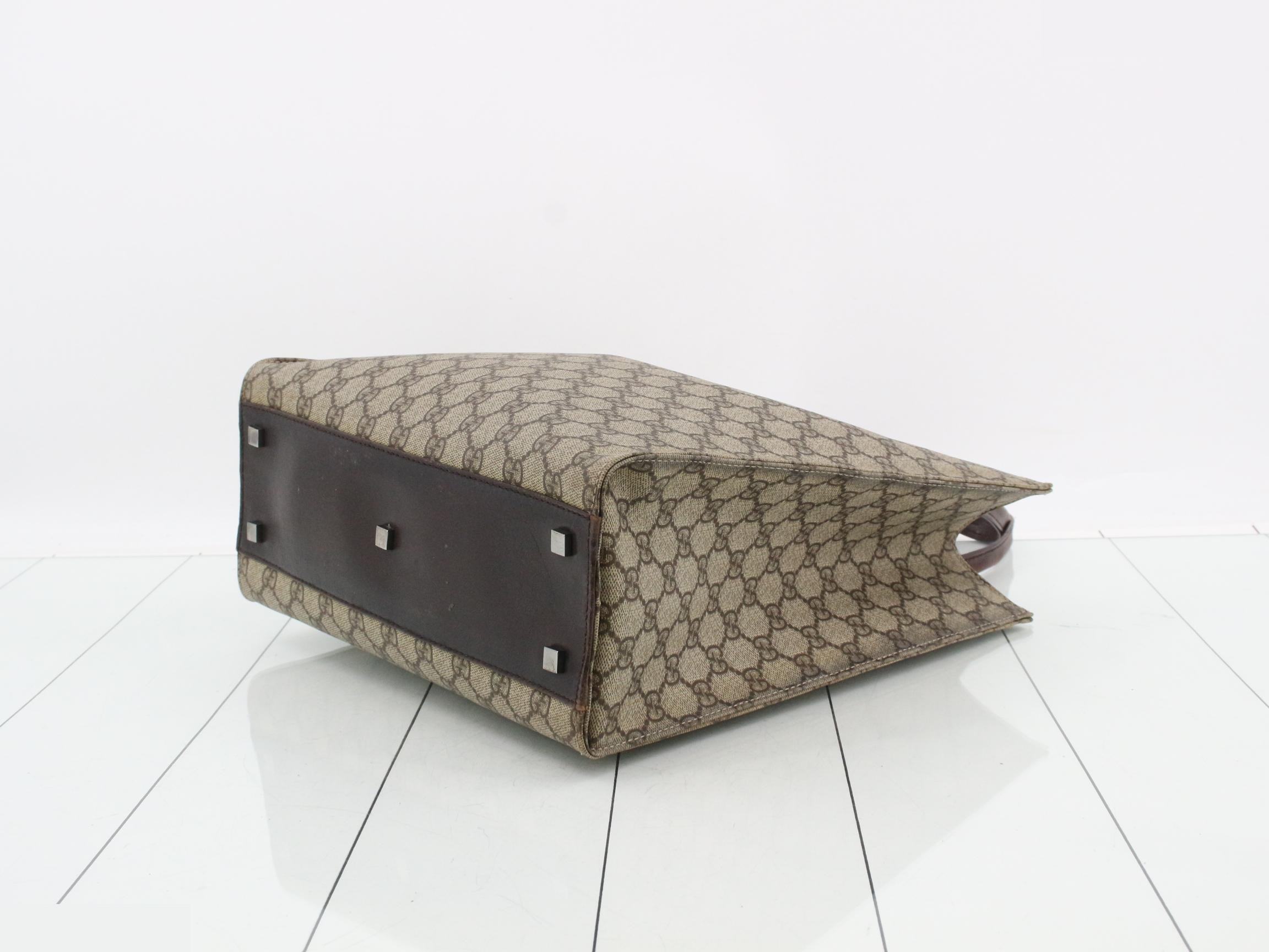 GG Supreme Tote Bag 91249 Brown — view 6