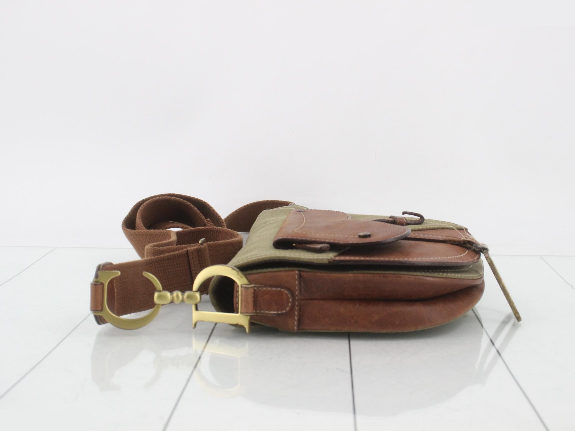 Saddle Canvas Shoulder Bag — view 4
