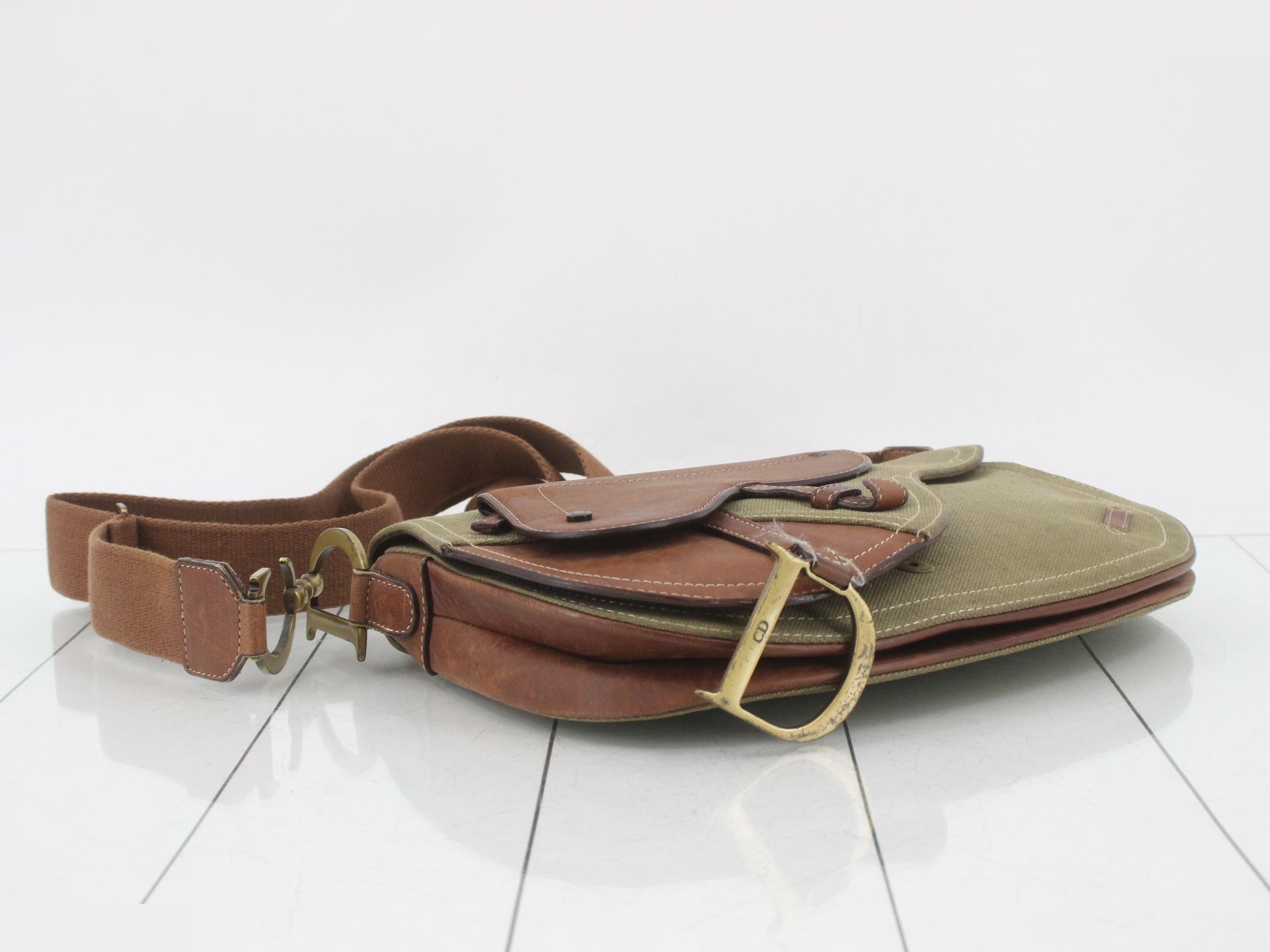 Saddle Canvas Shoulder Bag — view 5