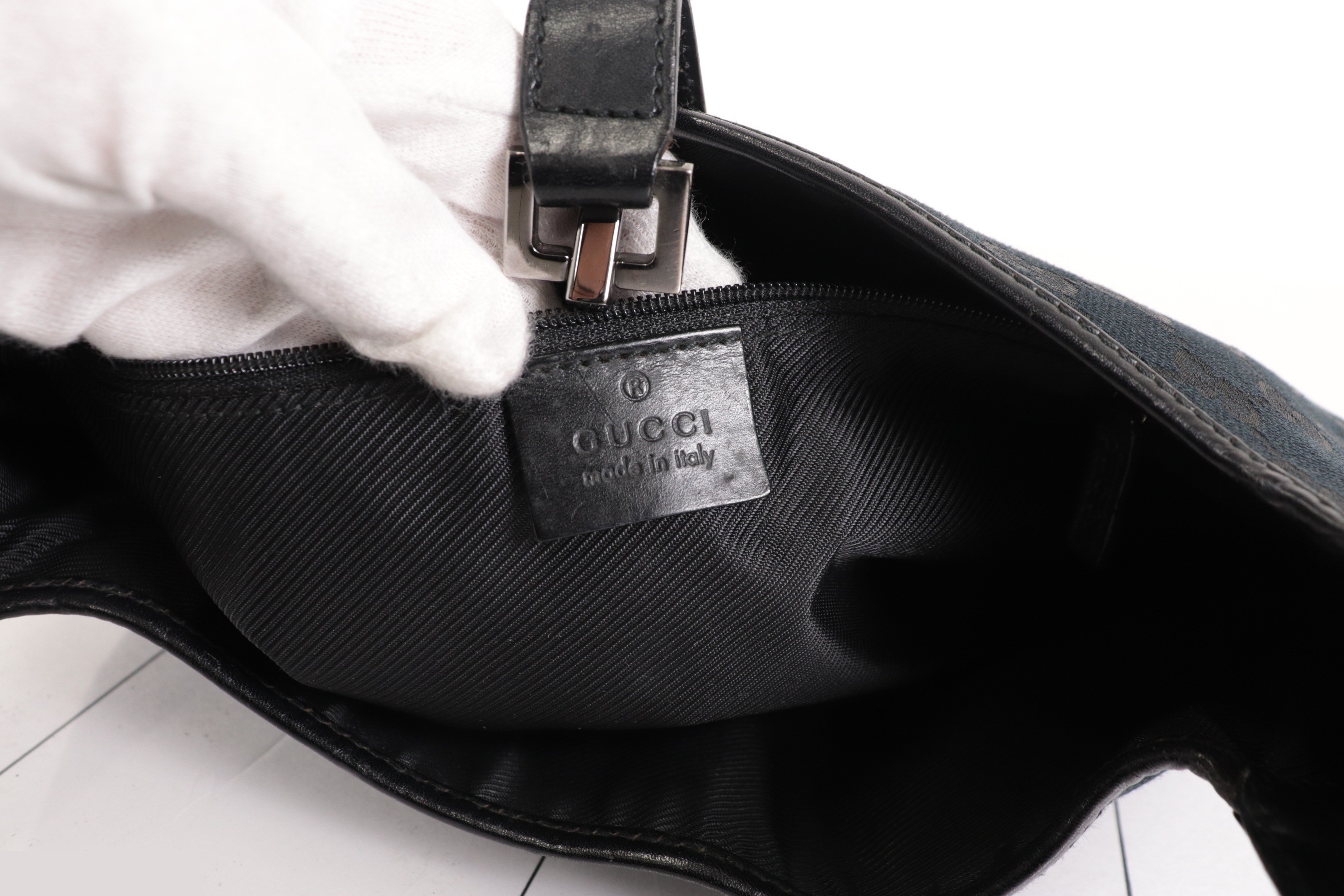 Jackie GG Canvas Shoulder Bag — view 6