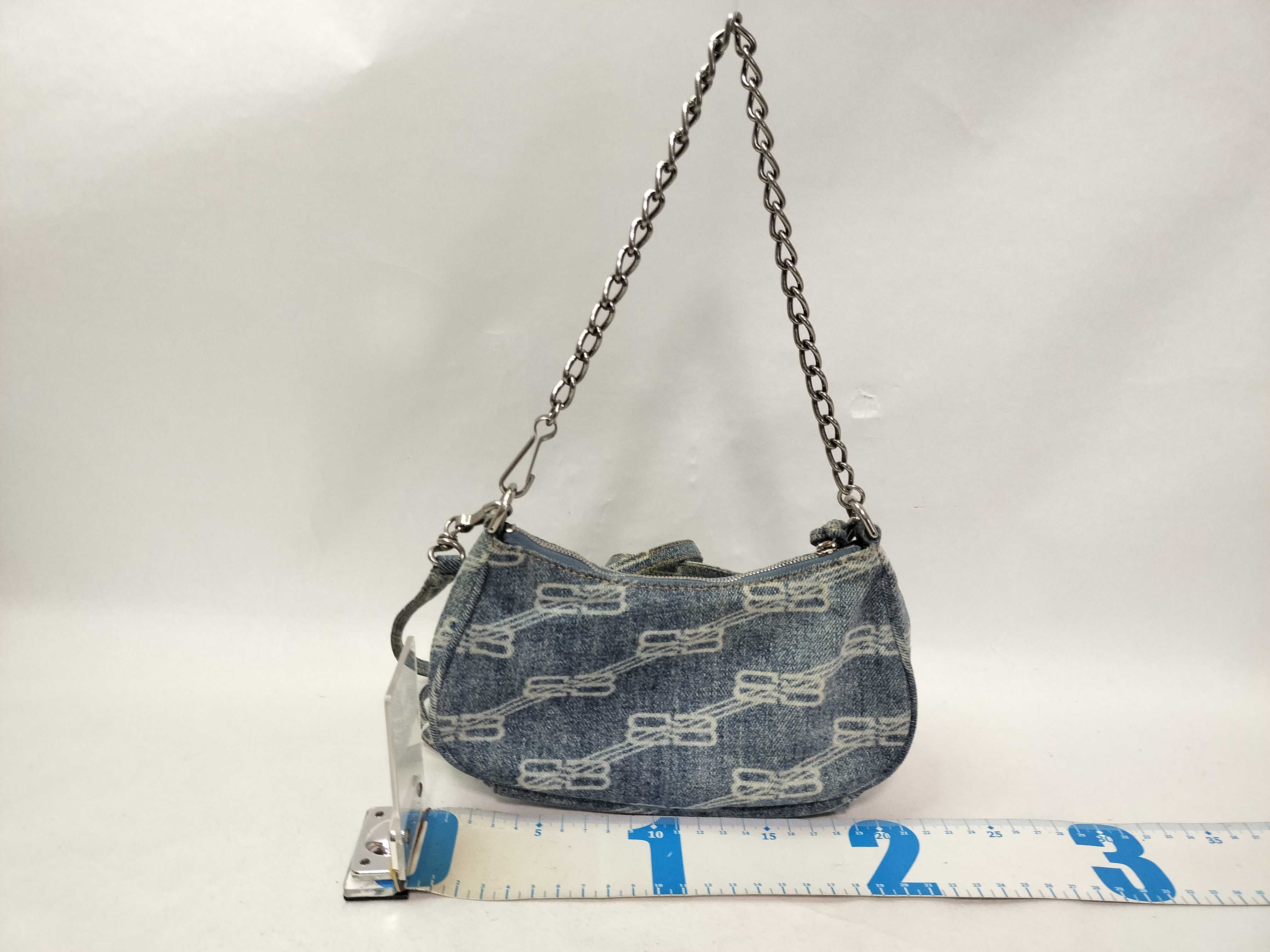 Luca Gol Denim 2-Way Shoulder Handbag — view 2