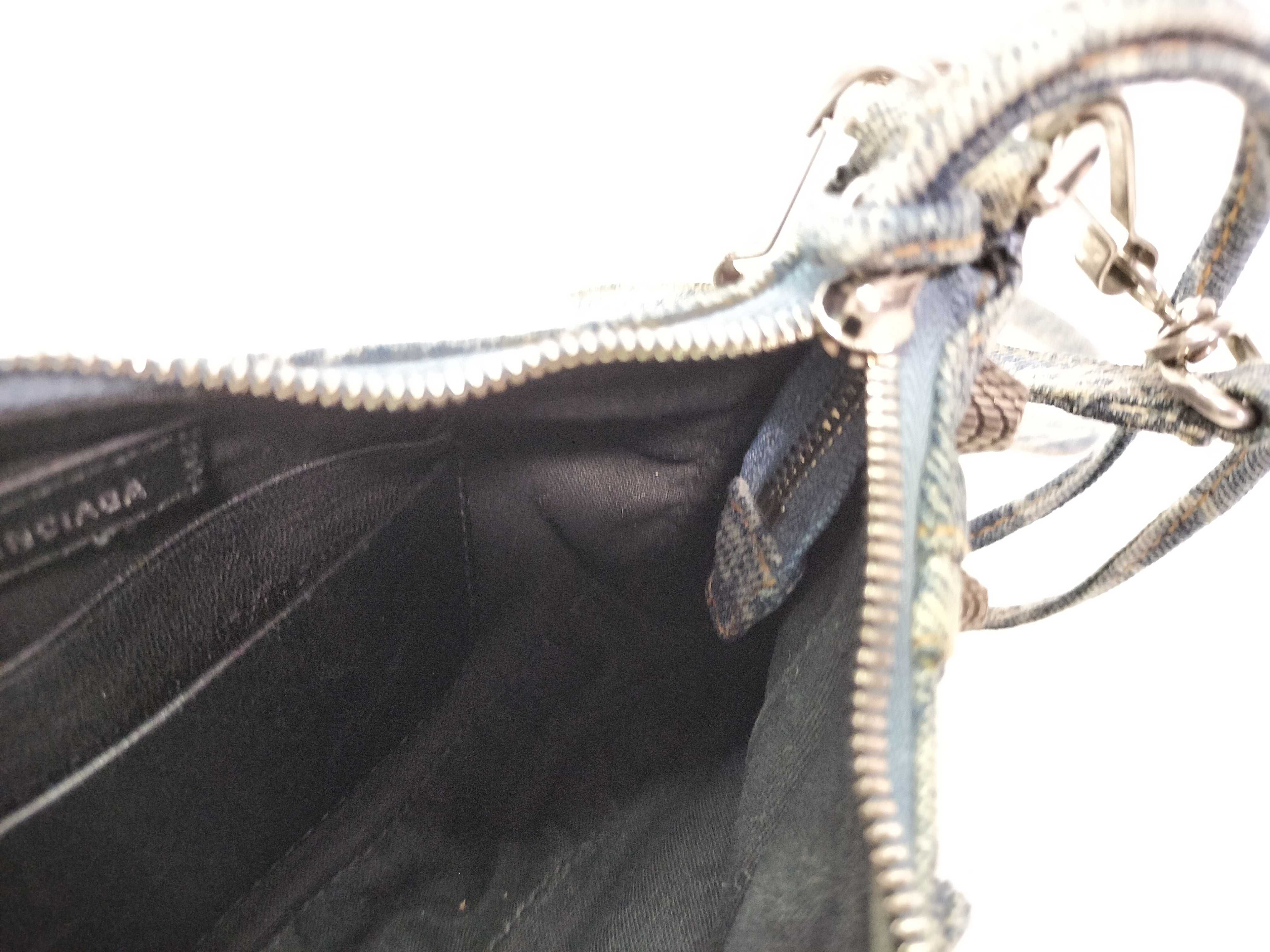 Luca Gol Denim 2-Way Shoulder Handbag — view 12