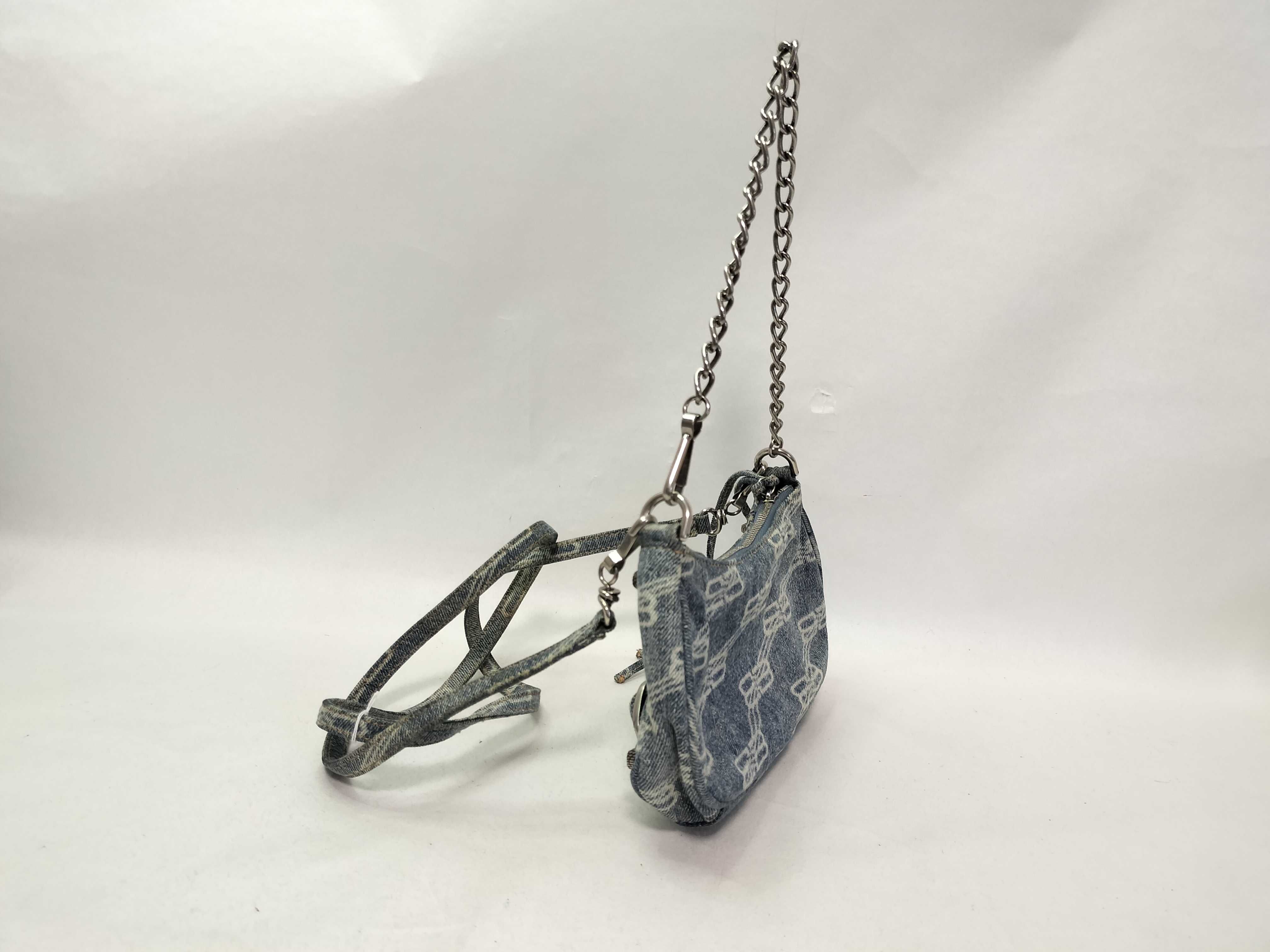 Luca Gol Denim 2-Way Shoulder Handbag — view 3