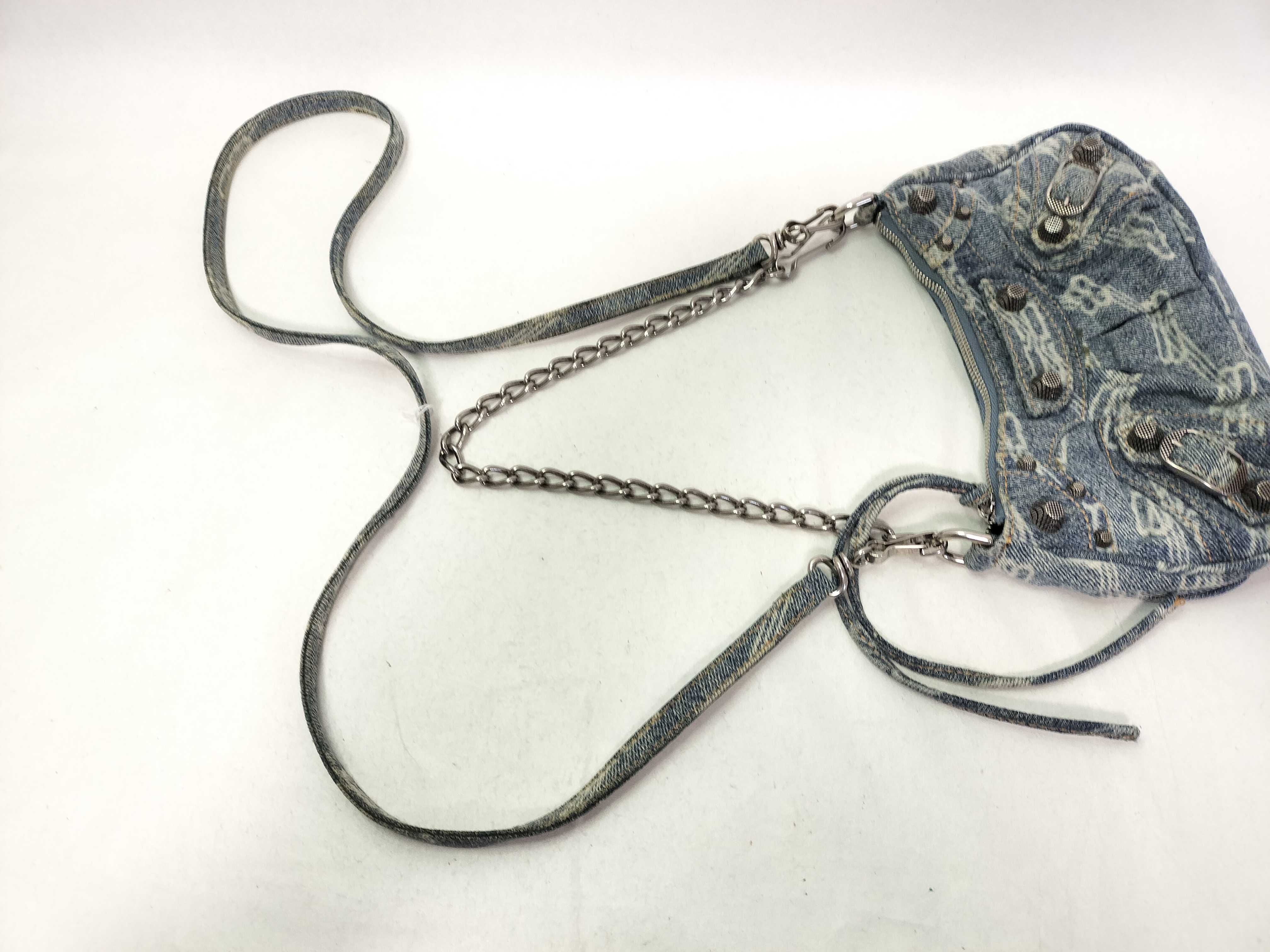 Luca Gol Denim 2-Way Shoulder Handbag — view 4