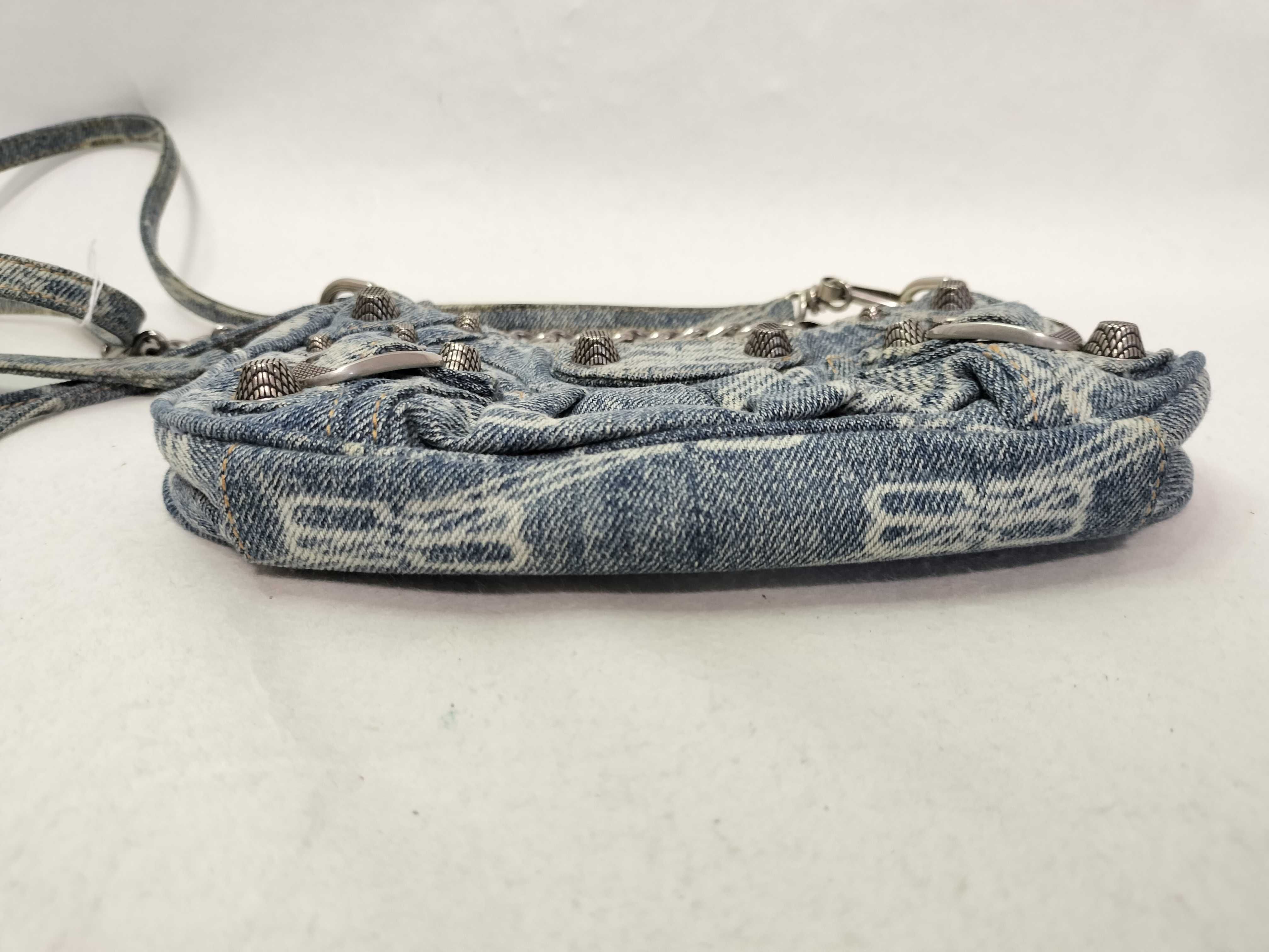 Luca Gol Denim 2-Way Shoulder Handbag — view 7
